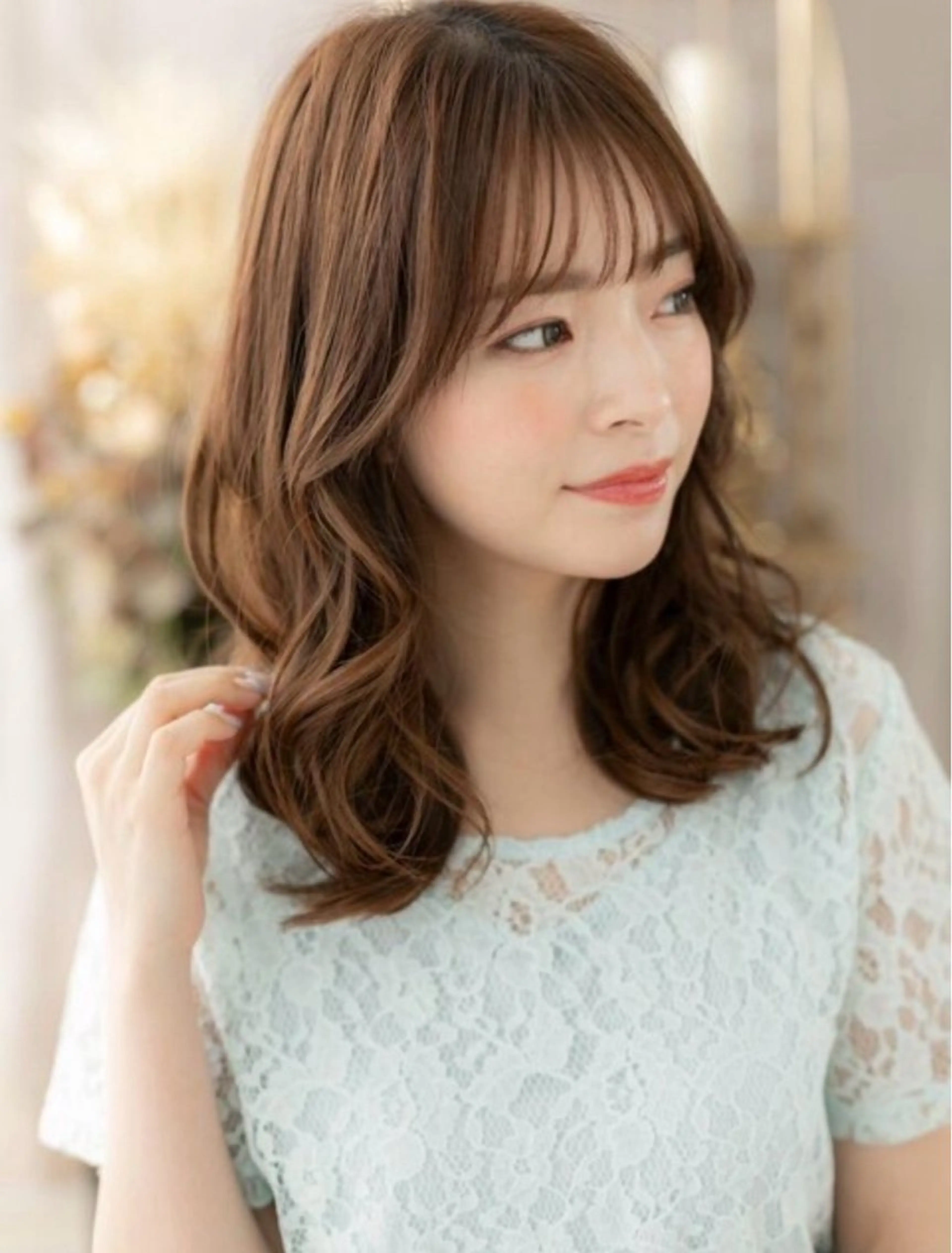 セミロング カット パーマ COVER  HAIR bliss 大宮西口店所属・小川結菜 予約不可　掲載試験中のヘアスタイル