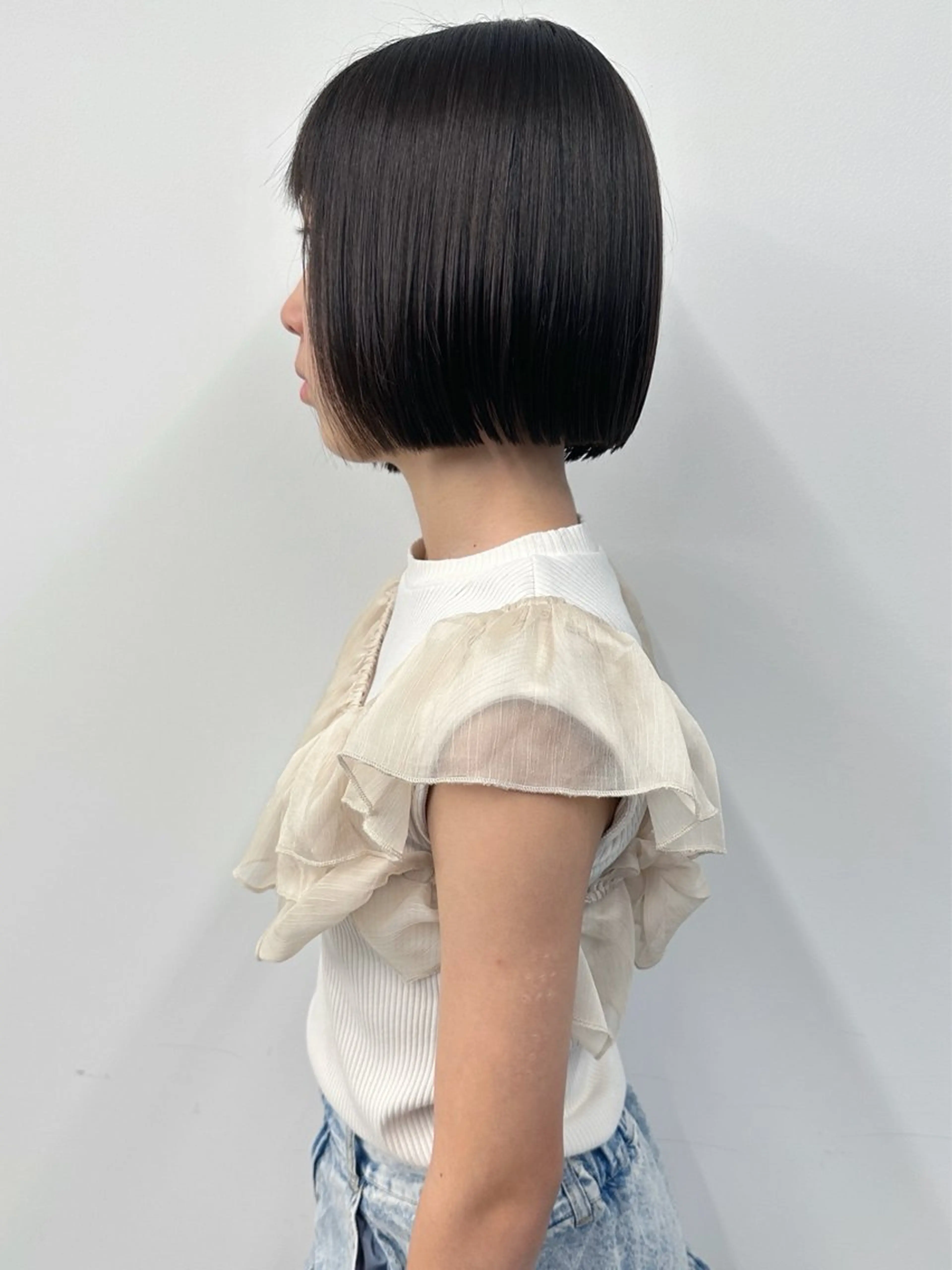 ショート カット ヘッドスパ 小顔ボブ/お悩み解決 /ボブパーマ/とういのヘアスタイル