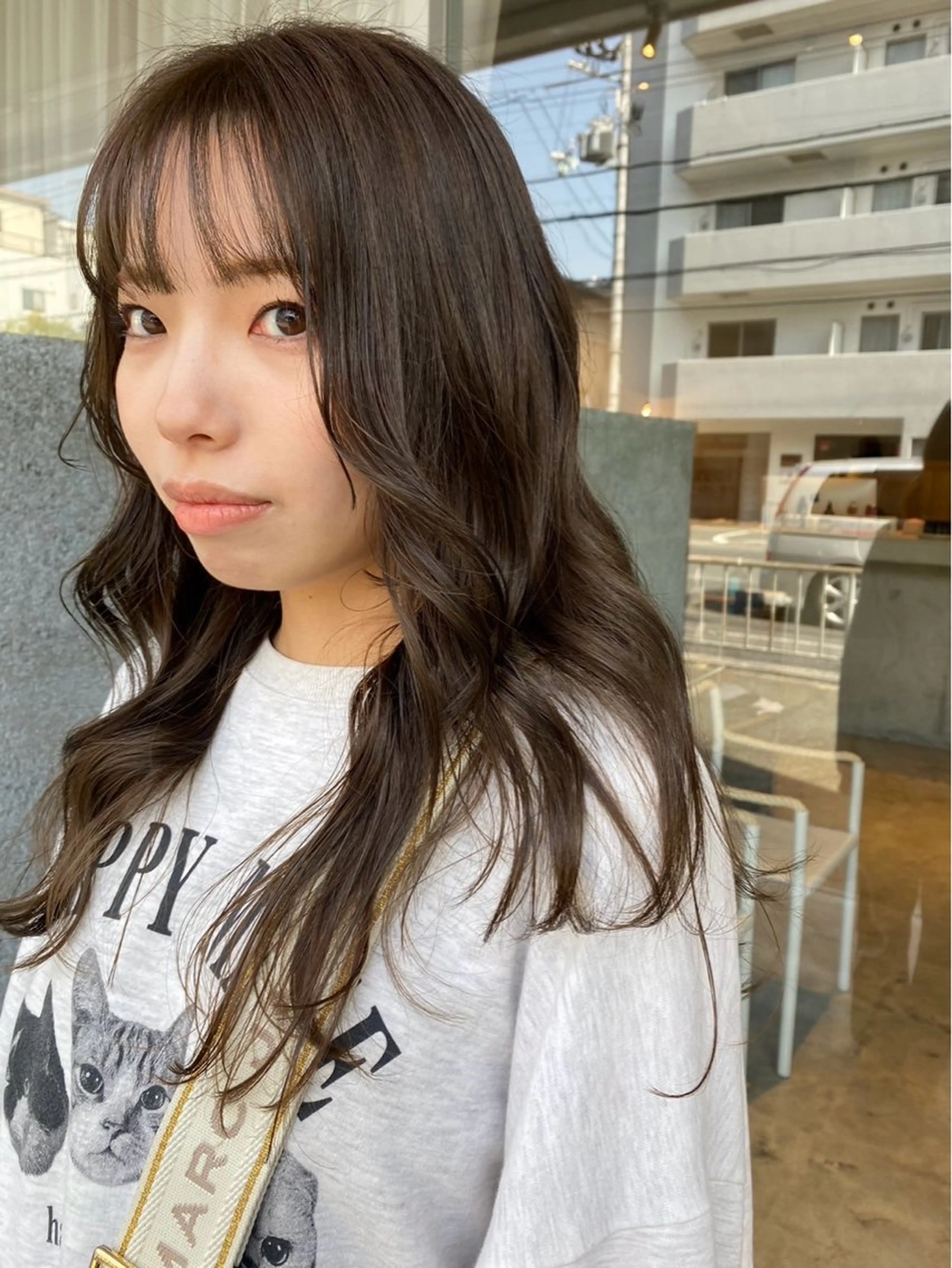 ロング 藤井 美歩/赤髪のヘアスタイル