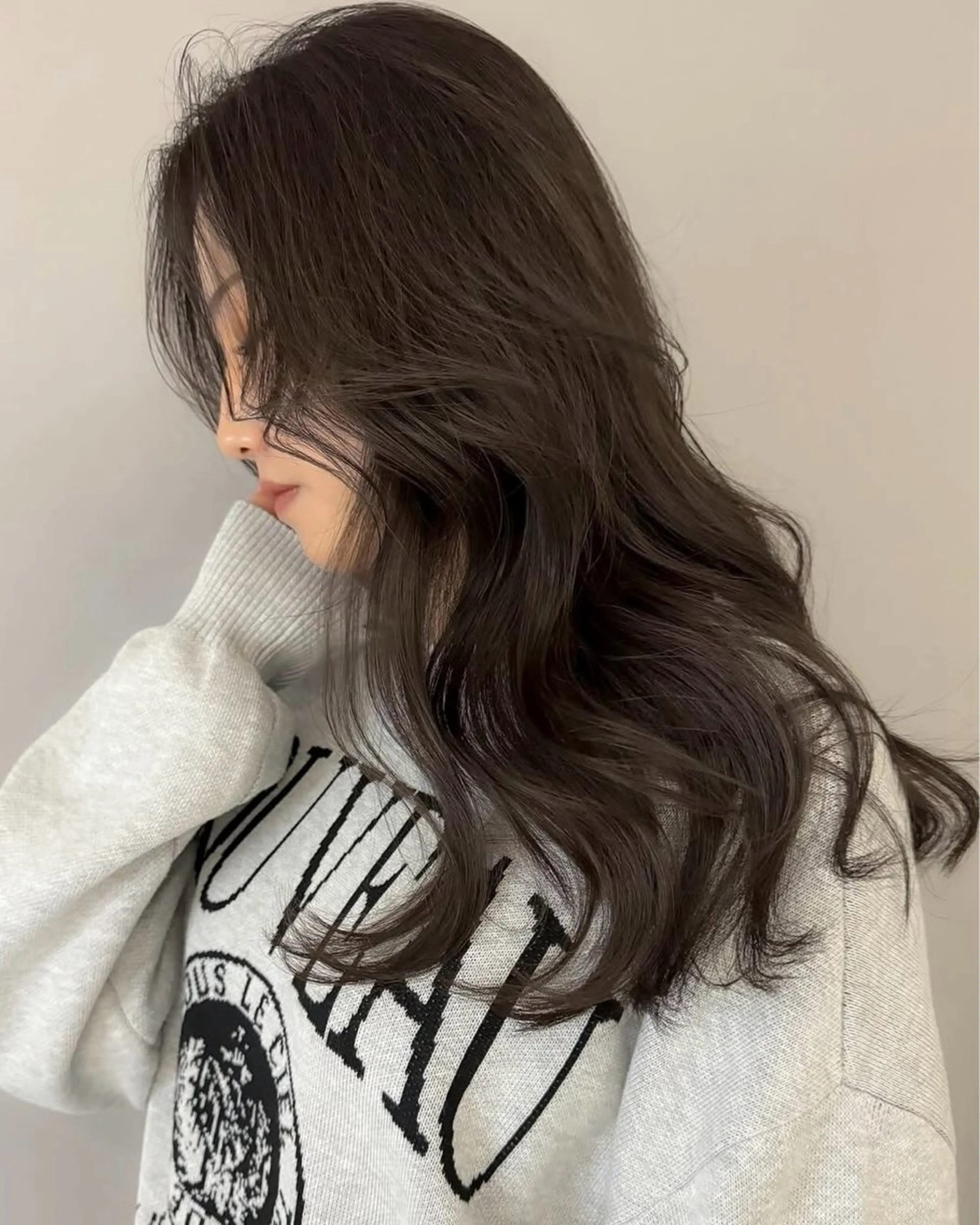 🌿 透明感カラー+トリートメント|ブリーチなしで作るナチュラル透明感カラーの写真