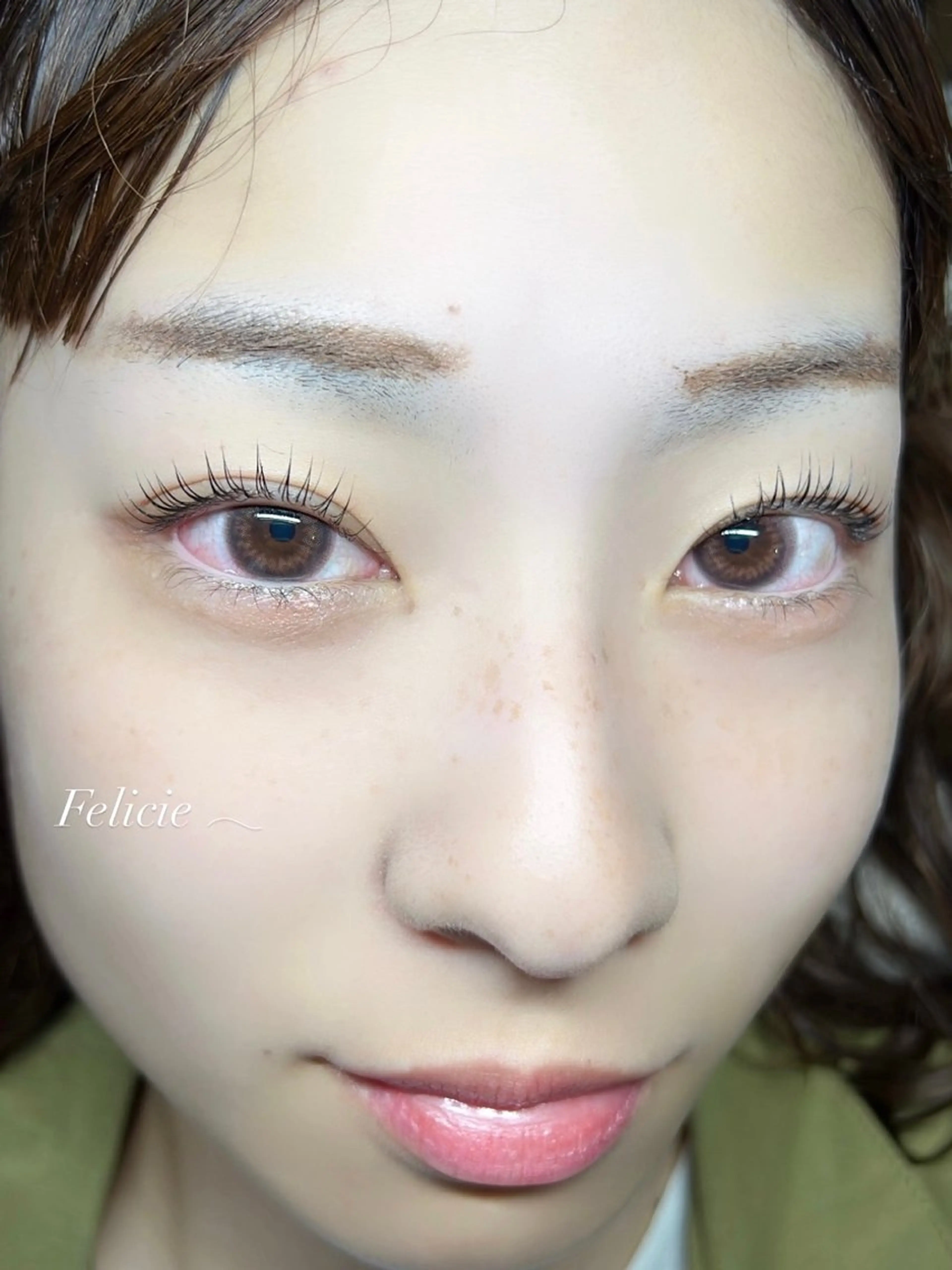 マツエク・マツパ パリジェンヌラッシュリフト マツパ Felicie＊ Sayakaのマツエク・マツパデザイン