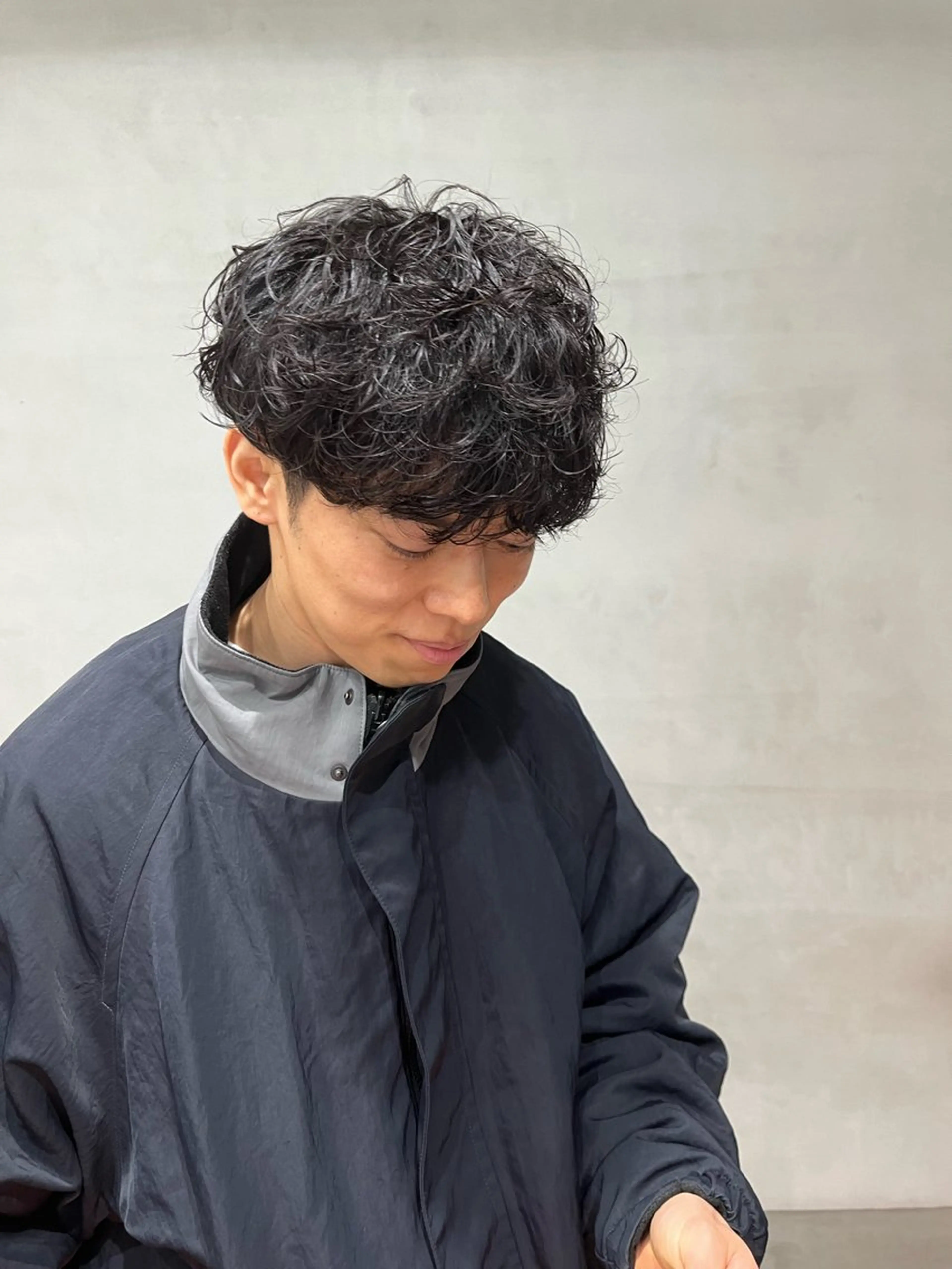 パーマ メンズ カット パーマ fifth 桐山 蒼史のヘアスタイル