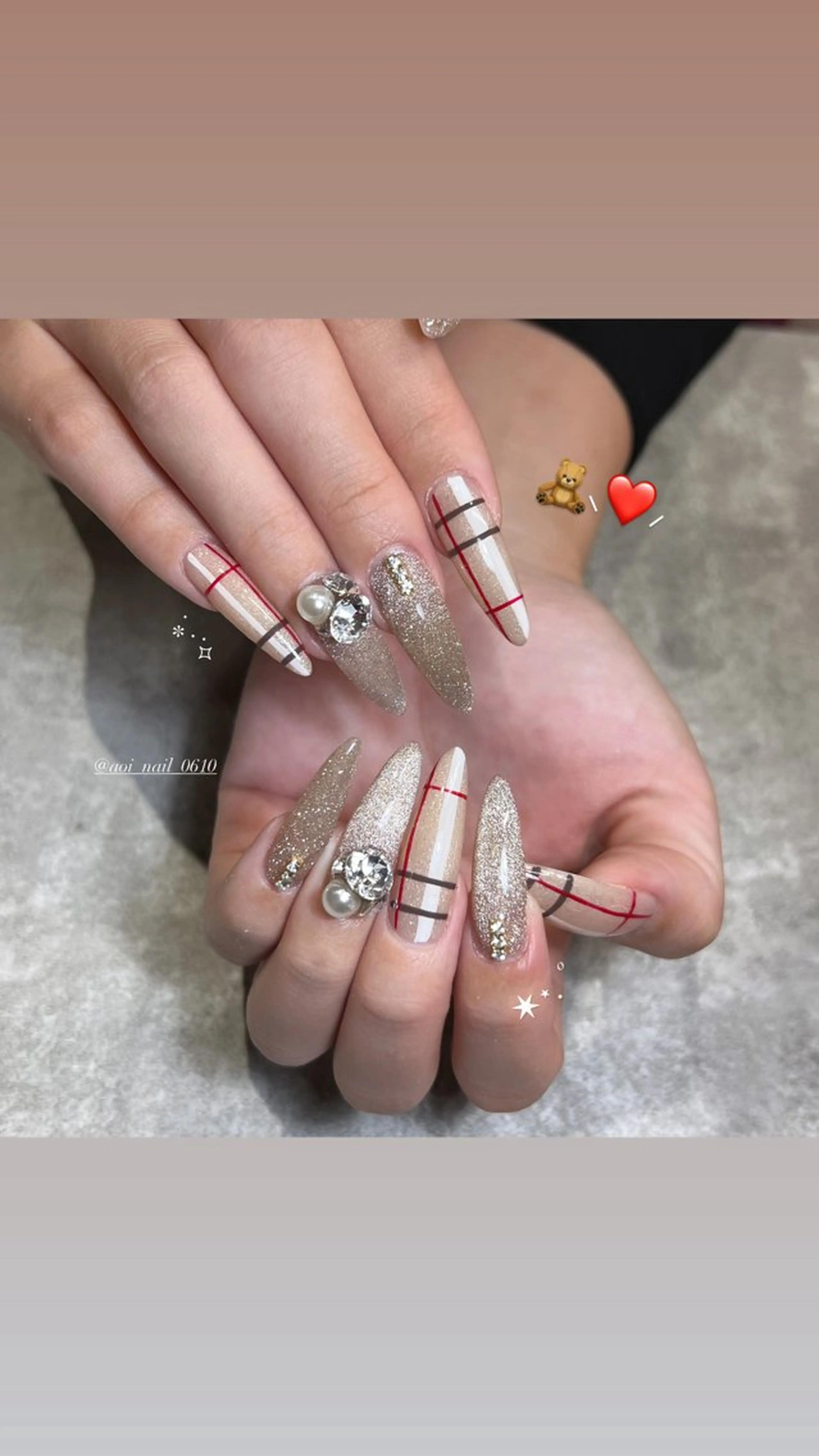 ネイル ハンドネイル Nailist Aoiのネイルデザイン