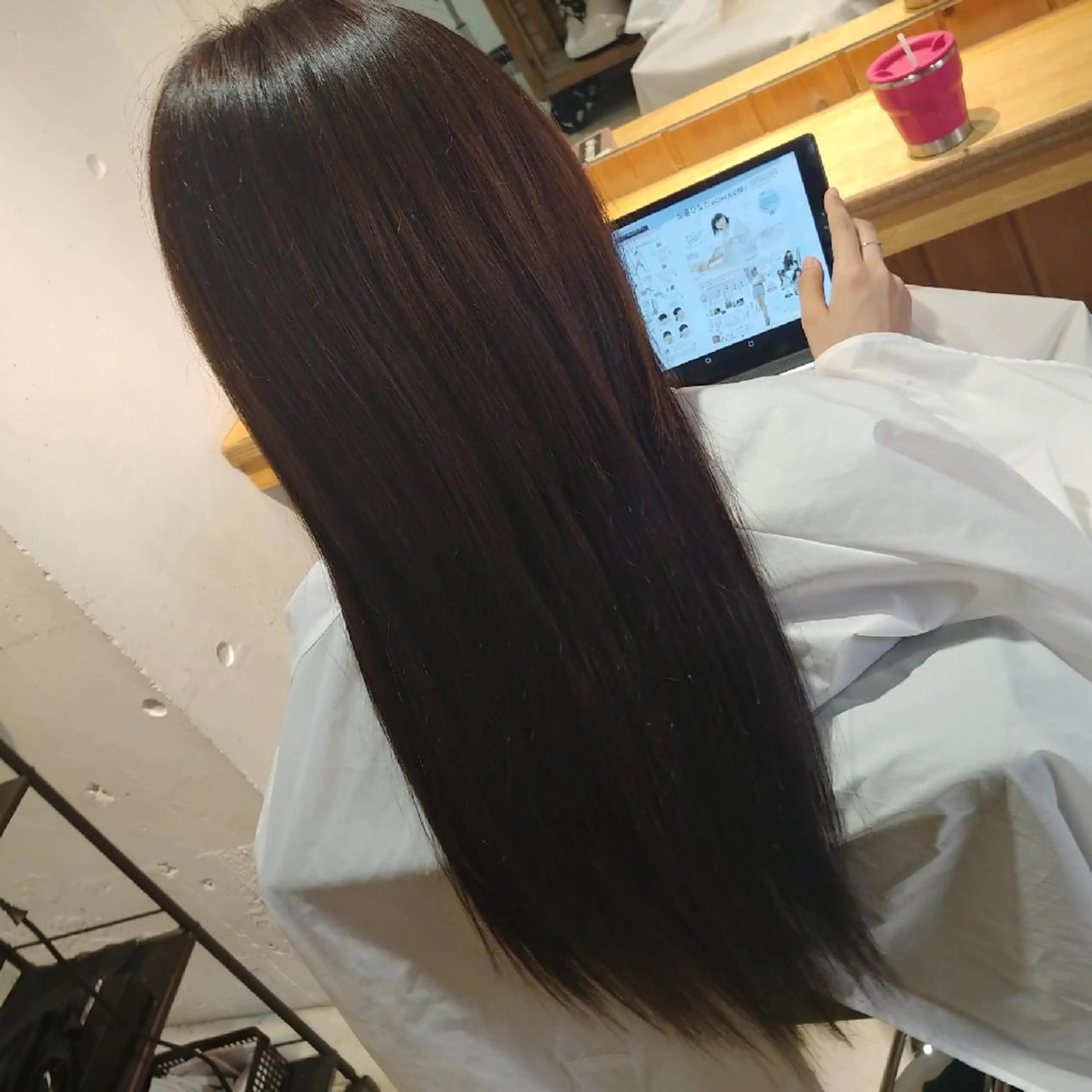 ミディアム 髪質改善/縮毛/新宿 🫧SUZUKA🫧のヘアスタイル