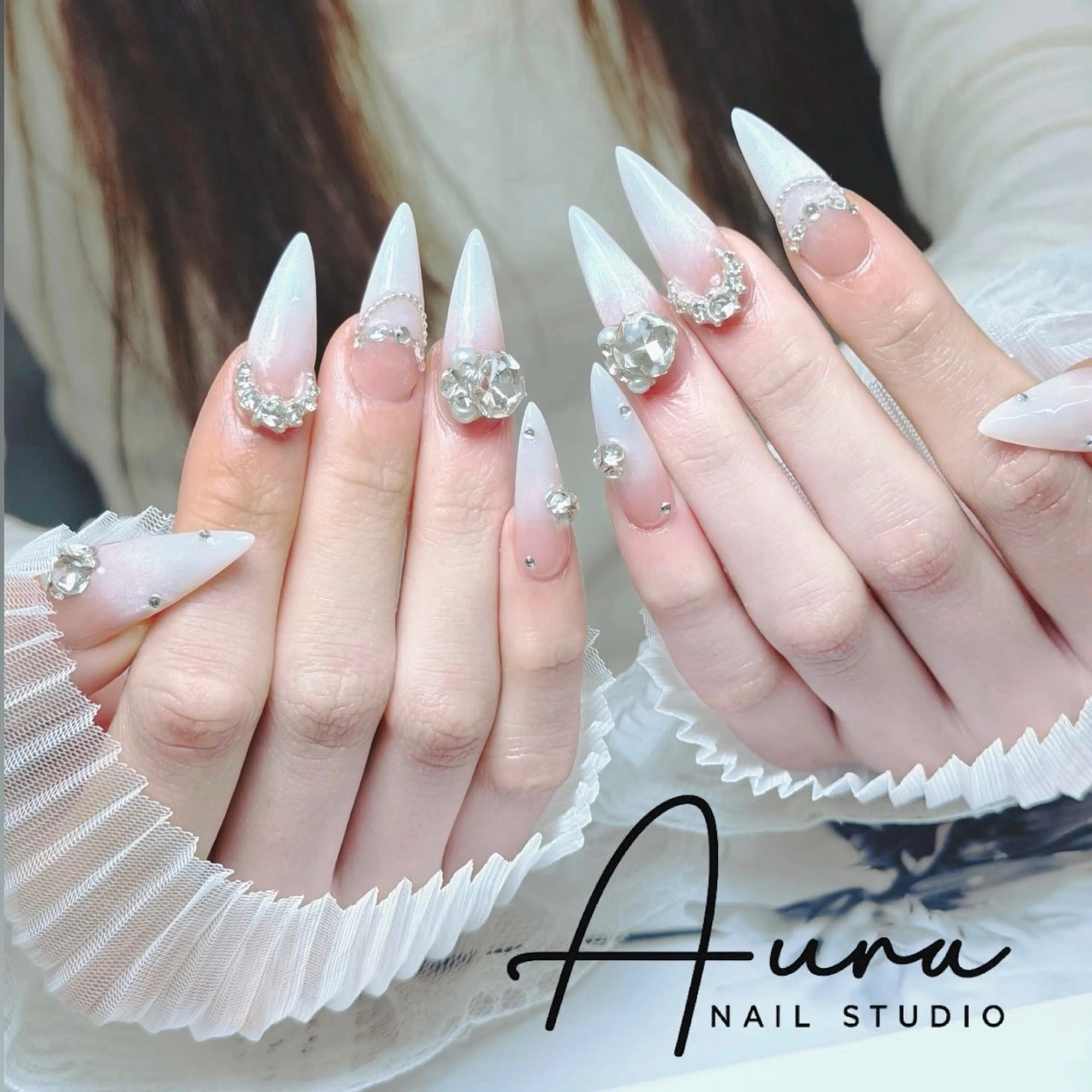 ネイル ハンドネイル Aura Nail HanNaのネイルデザイン
