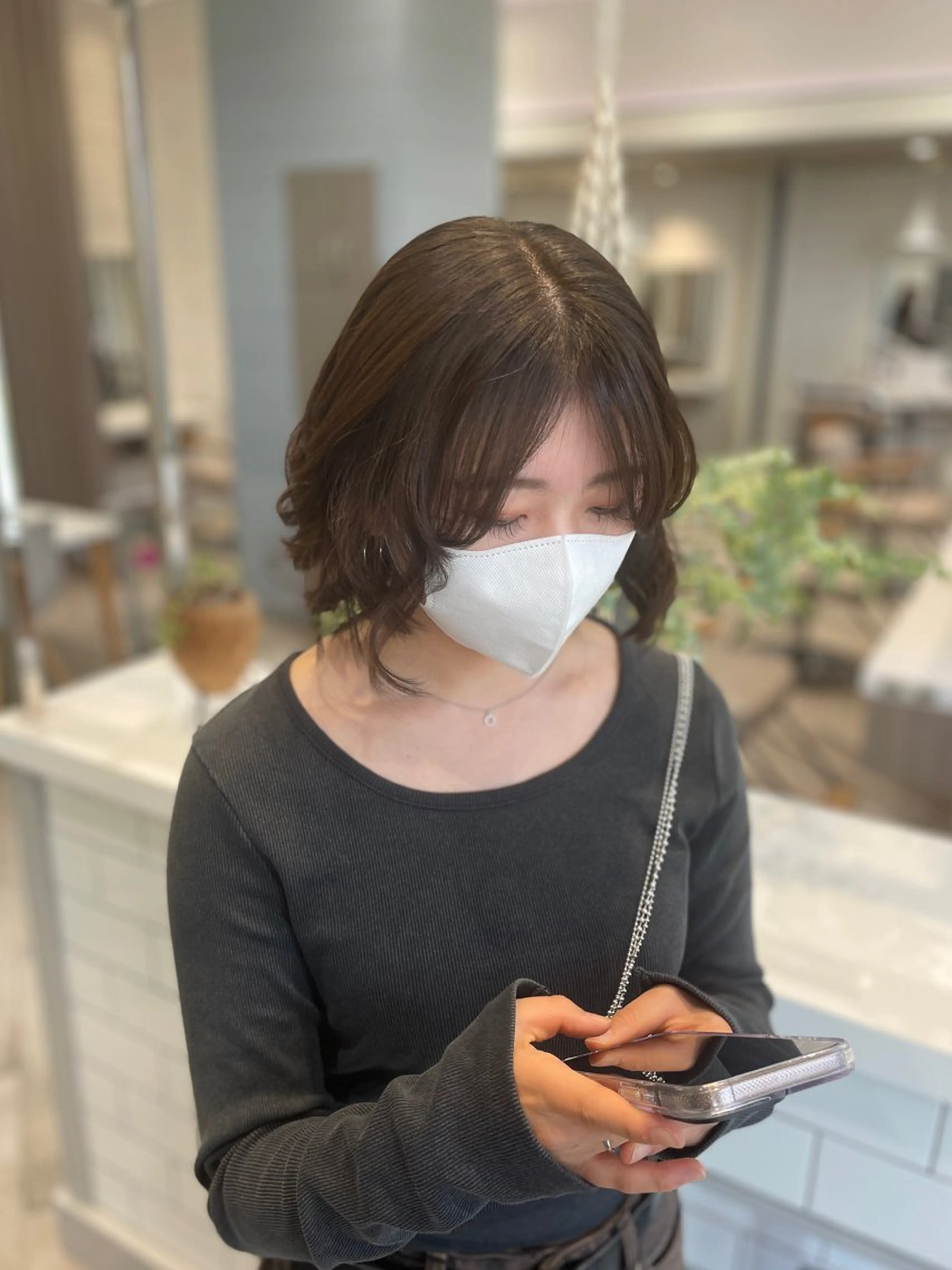 ミディアム 荒木美紅 /熊谷美容室のヘアスタイル