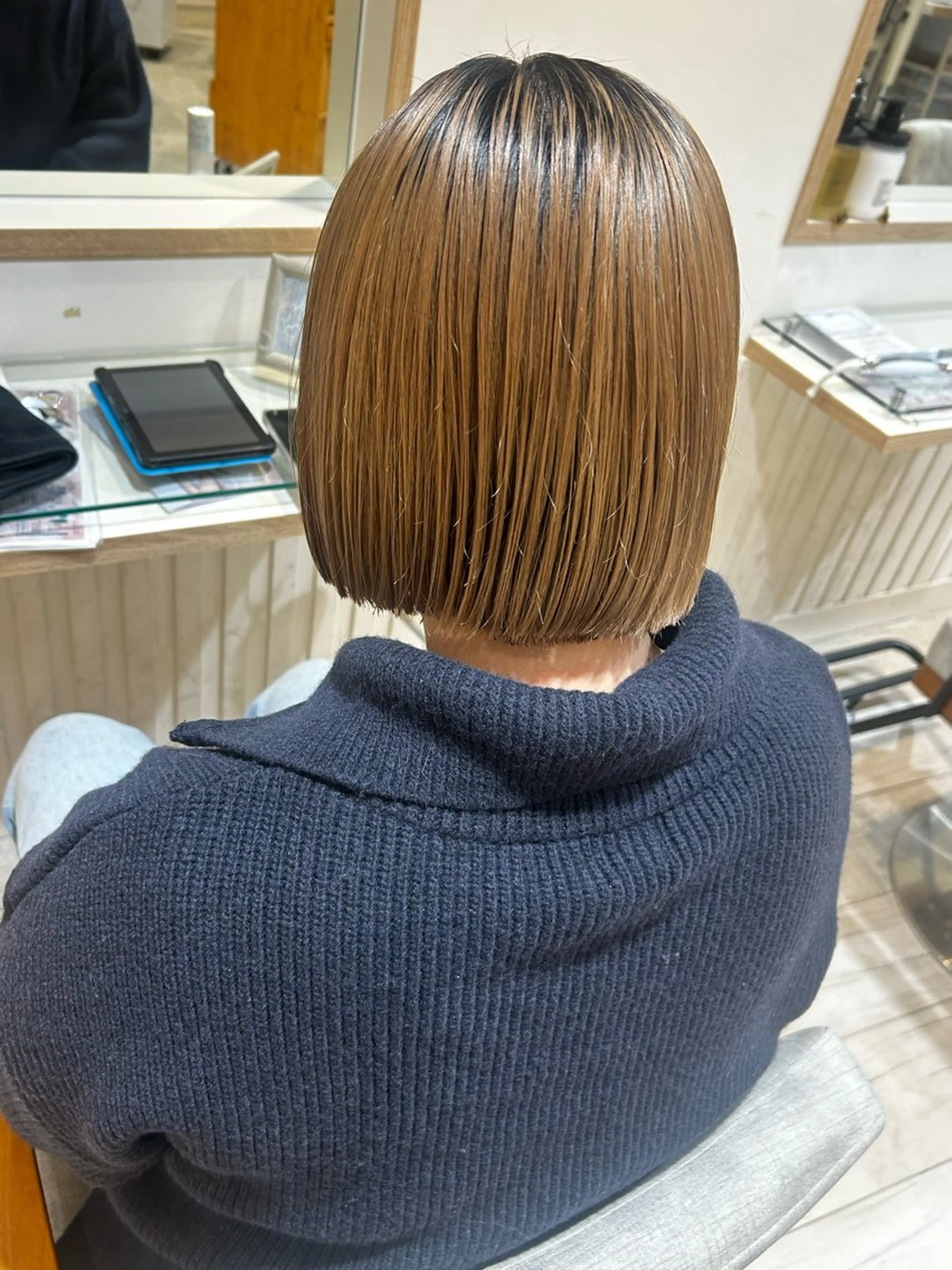 ショート ボブ 大川 夏実のヘアスタイル