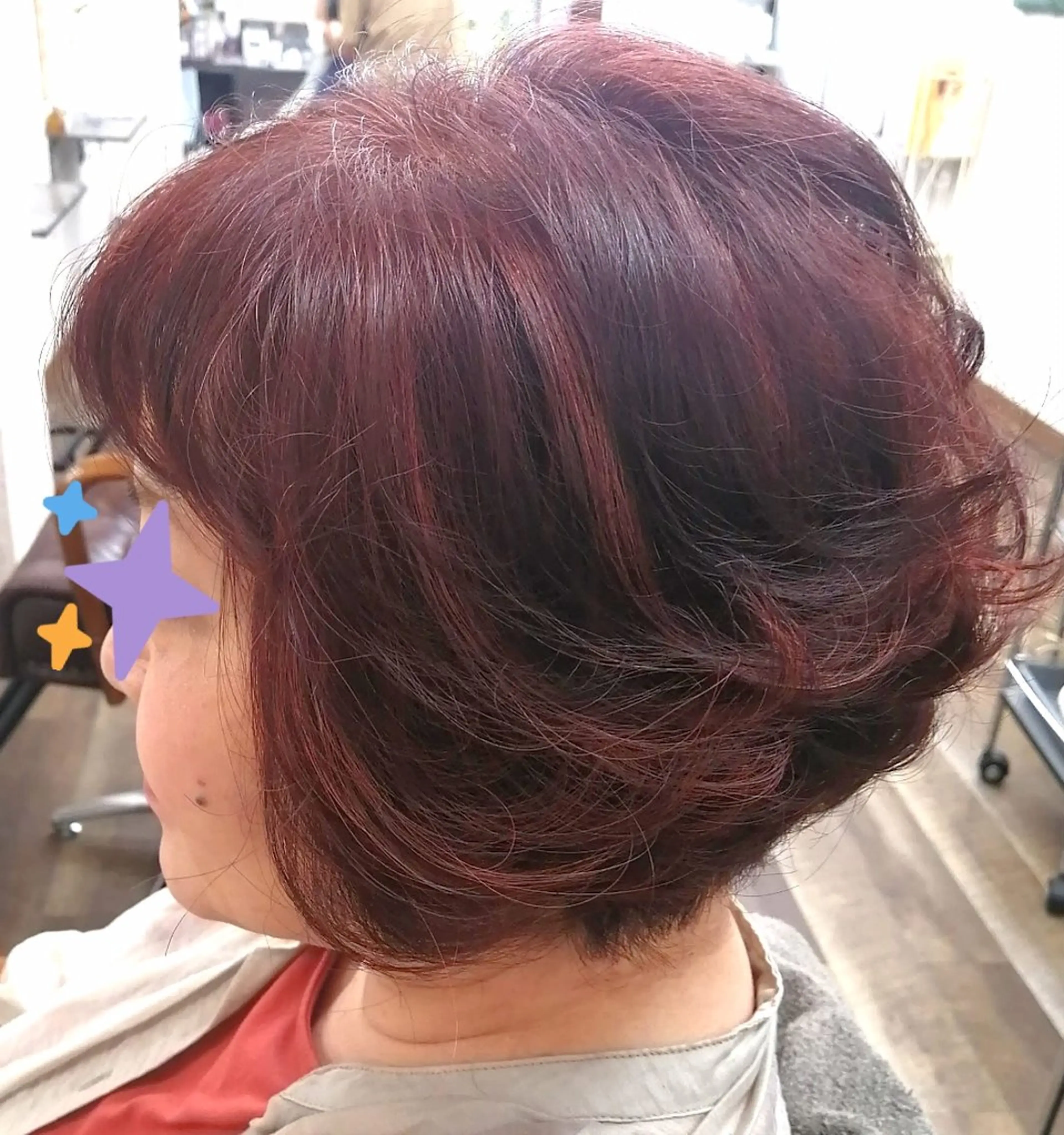 ショート カラー ヘアカラー トリートメント Fucai tomocoのヘアスタイル