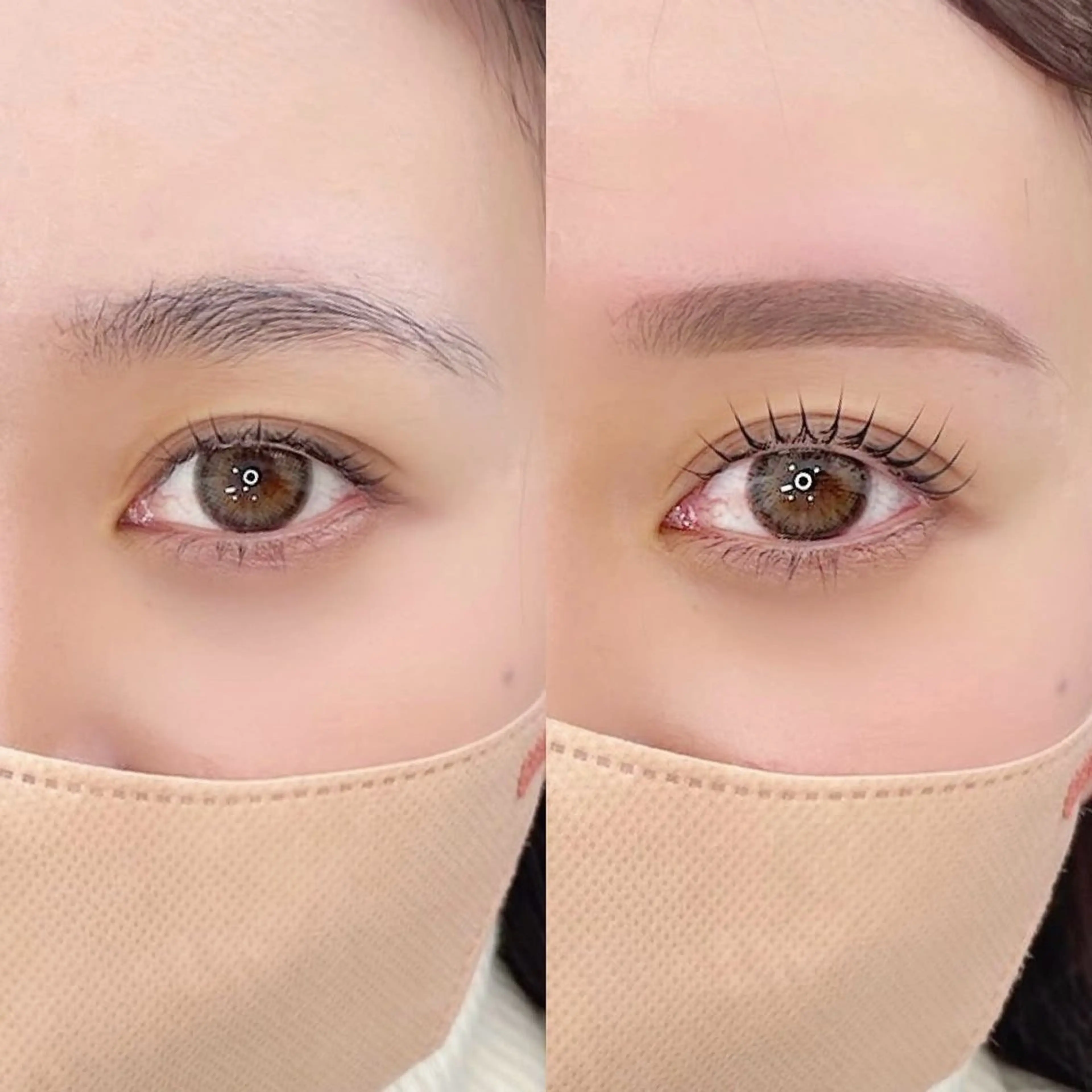 🎀4月15日​〜​29日限定🎀【14時】 まつ毛パーマorパリジェンヌ & 眉毛ワックス&間引きの写真