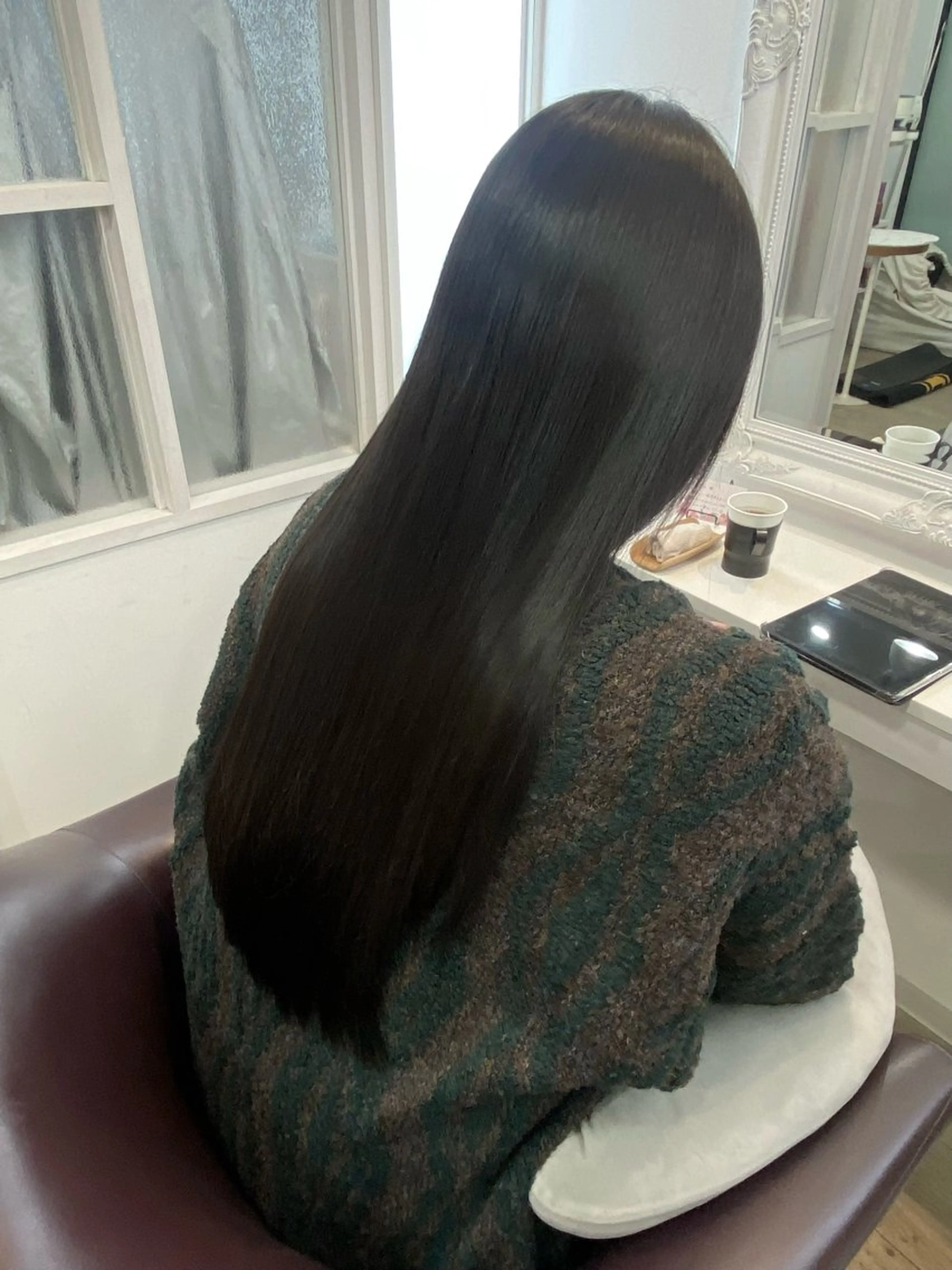 ロング カラー 透明感カラー トリートメント 𝑆𝐴𝑂𝑅𝐼 /大森🪞🎀のヘアスタイル