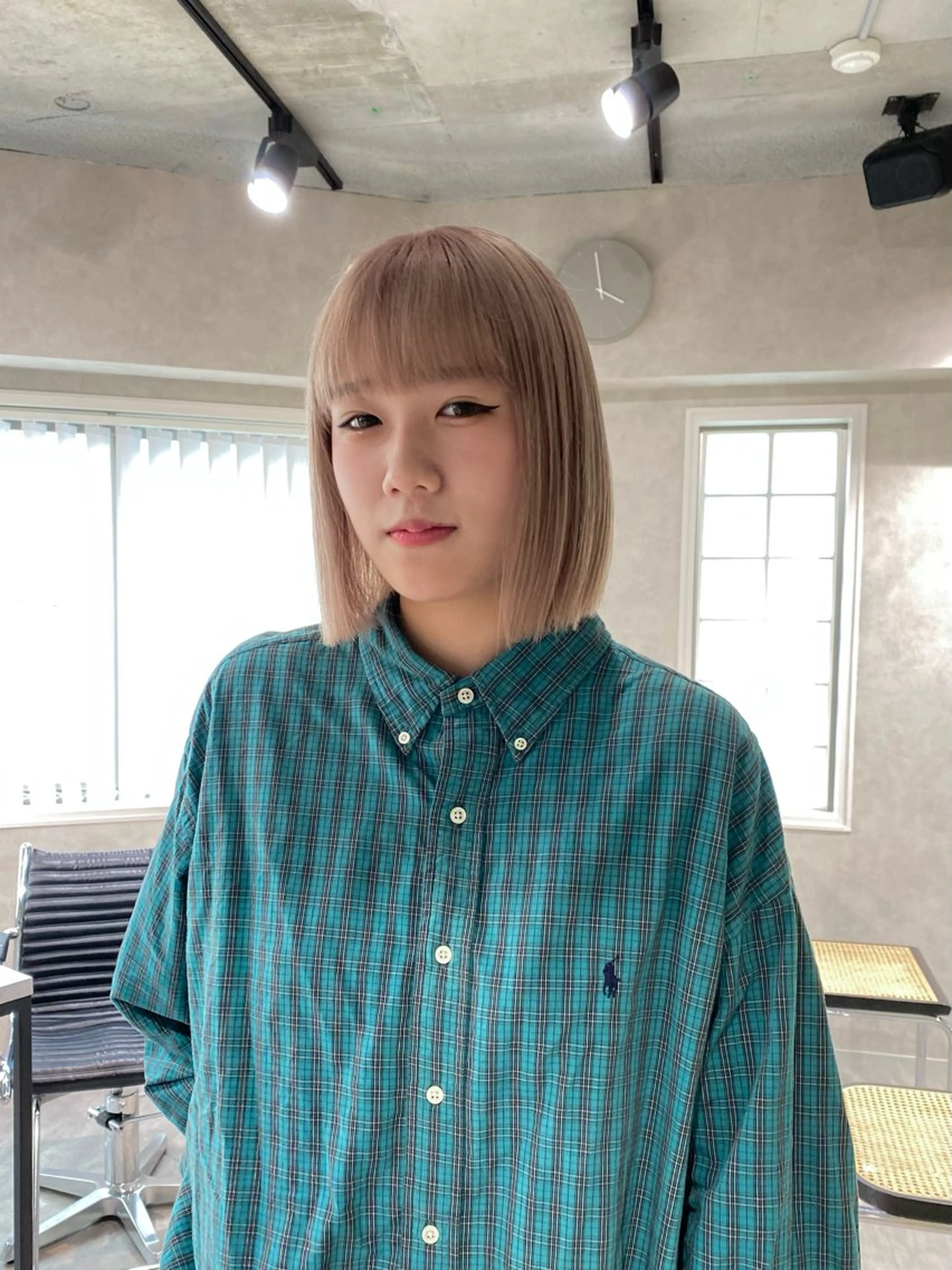 ミディアム カラー カット ヘアカラー トリートメント ダブルカラー ブリーチ/kaitoのヘアスタイル