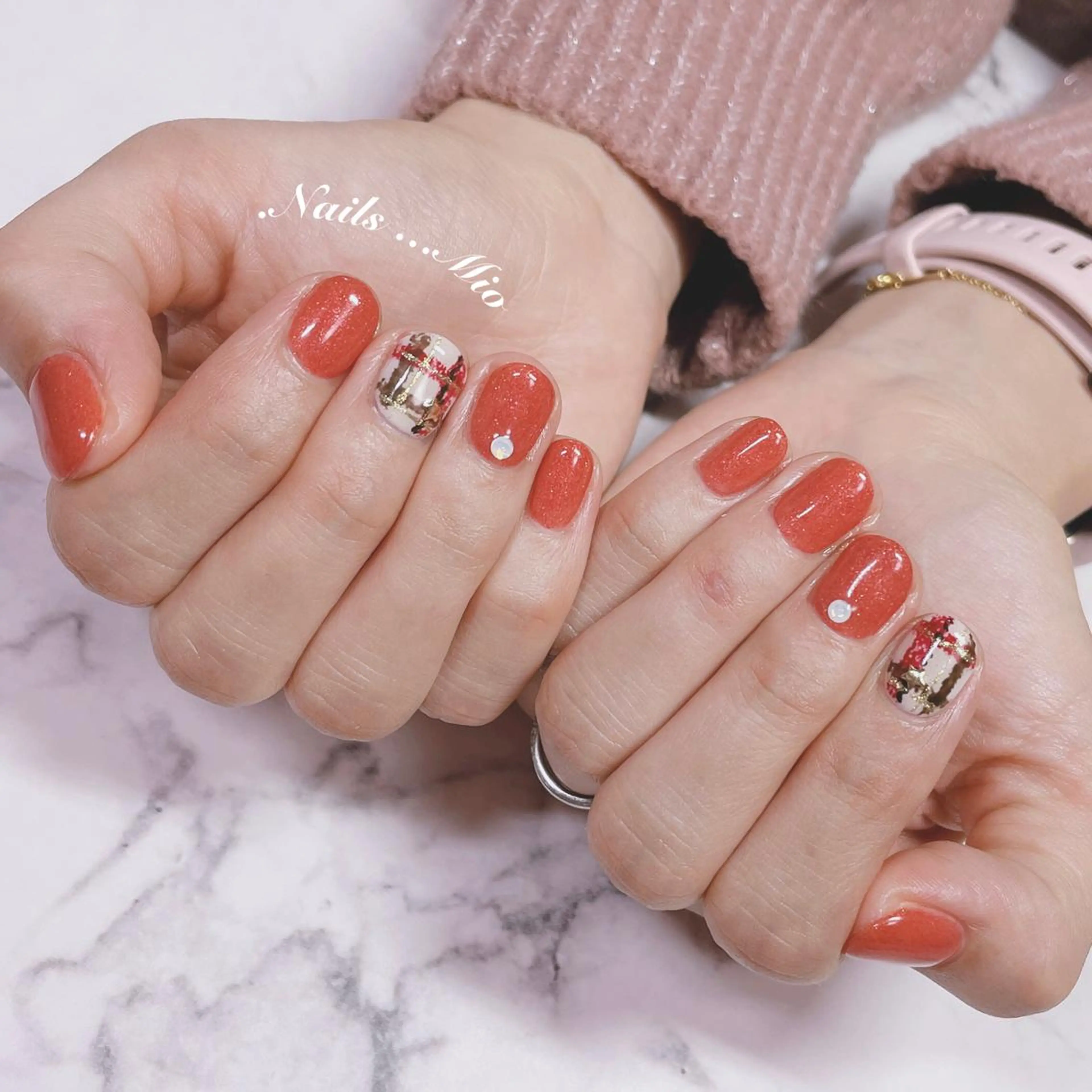 ネイル アートネイル ジェルネイル ワンカラーネイル .Nails Mio 赤羽西ネイルサロンのネイルデザイン