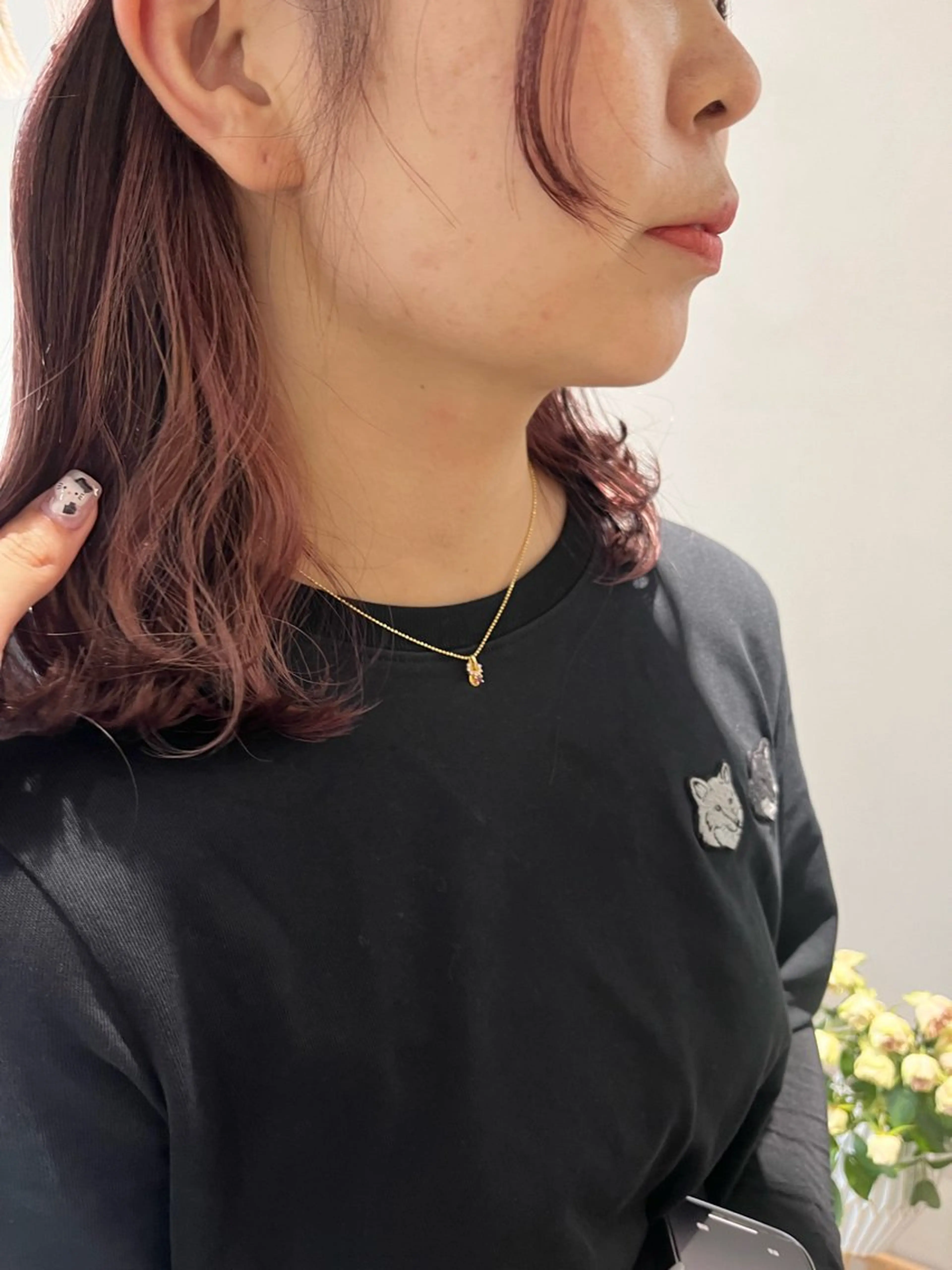 セミロング カラー 暖色カラー／ ヘアセット🌛櫻井舞のヘアスタイル