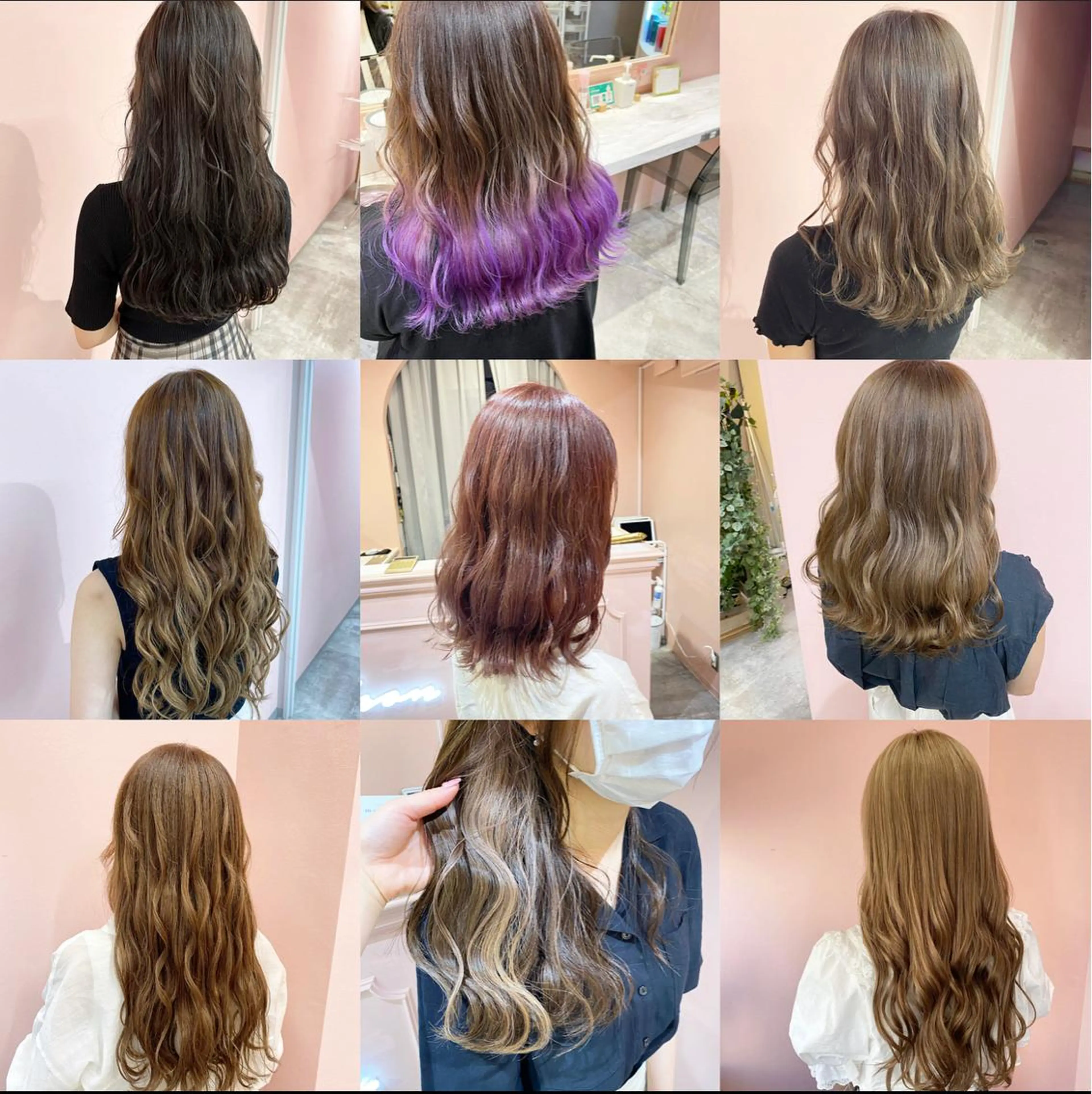 ロング カラー パーマ RIYA❤︎ Aujuaソムリエのヘアスタイル