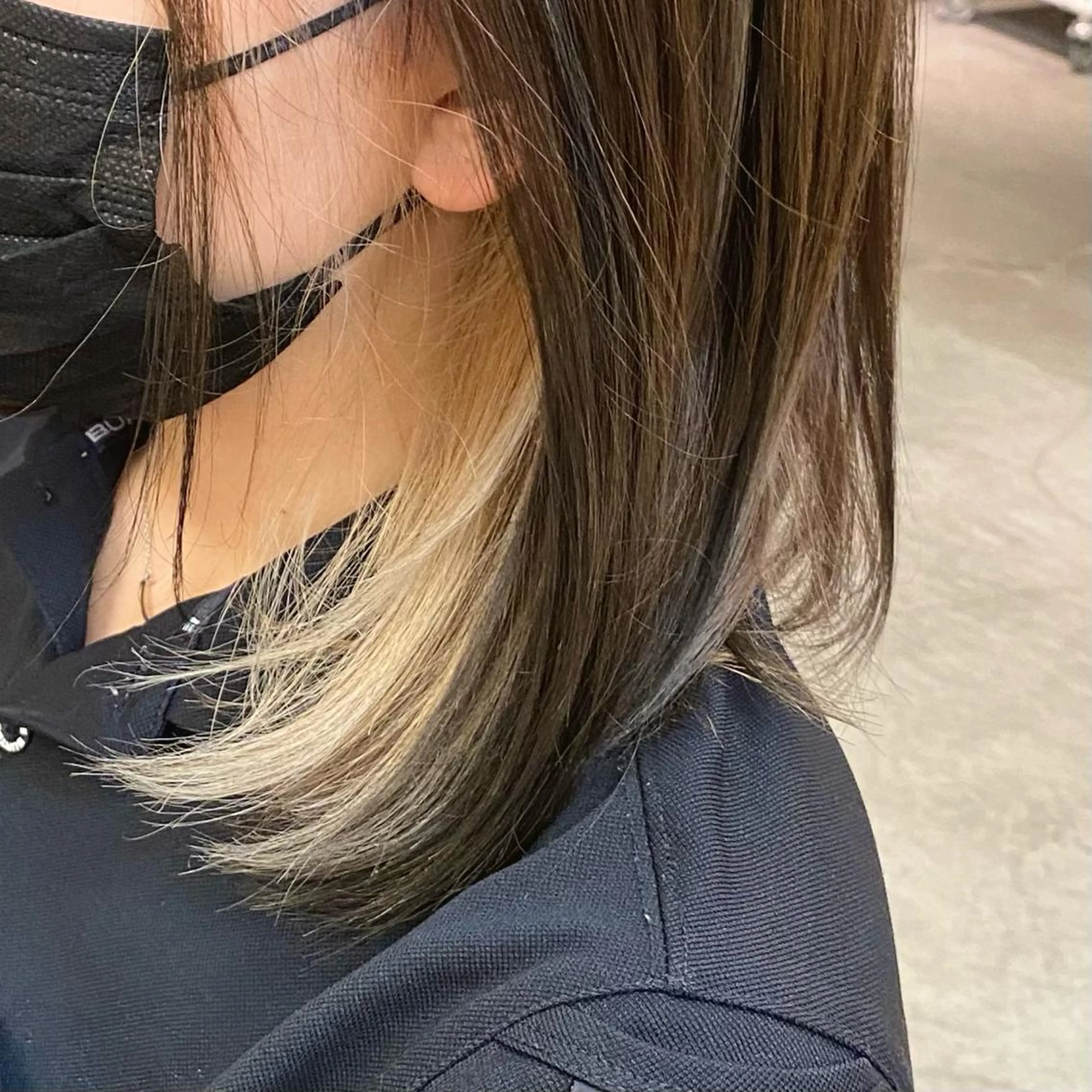 ミディアム カラー HIKARIS 相川所属・ウチダ ユウヤのヘアスタイル