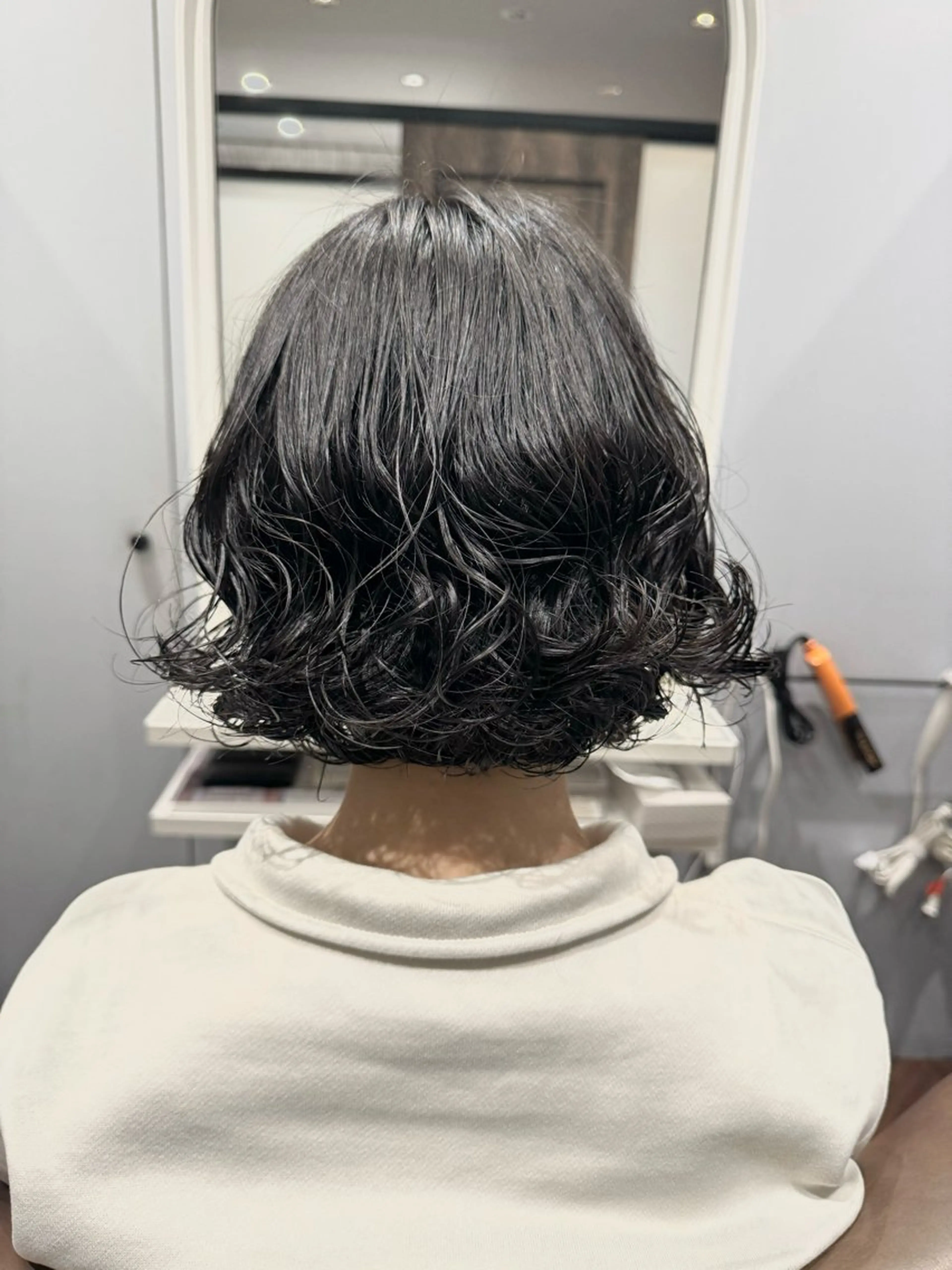 ショート カット パーマ トリートメント 大川 美優のヘアスタイル