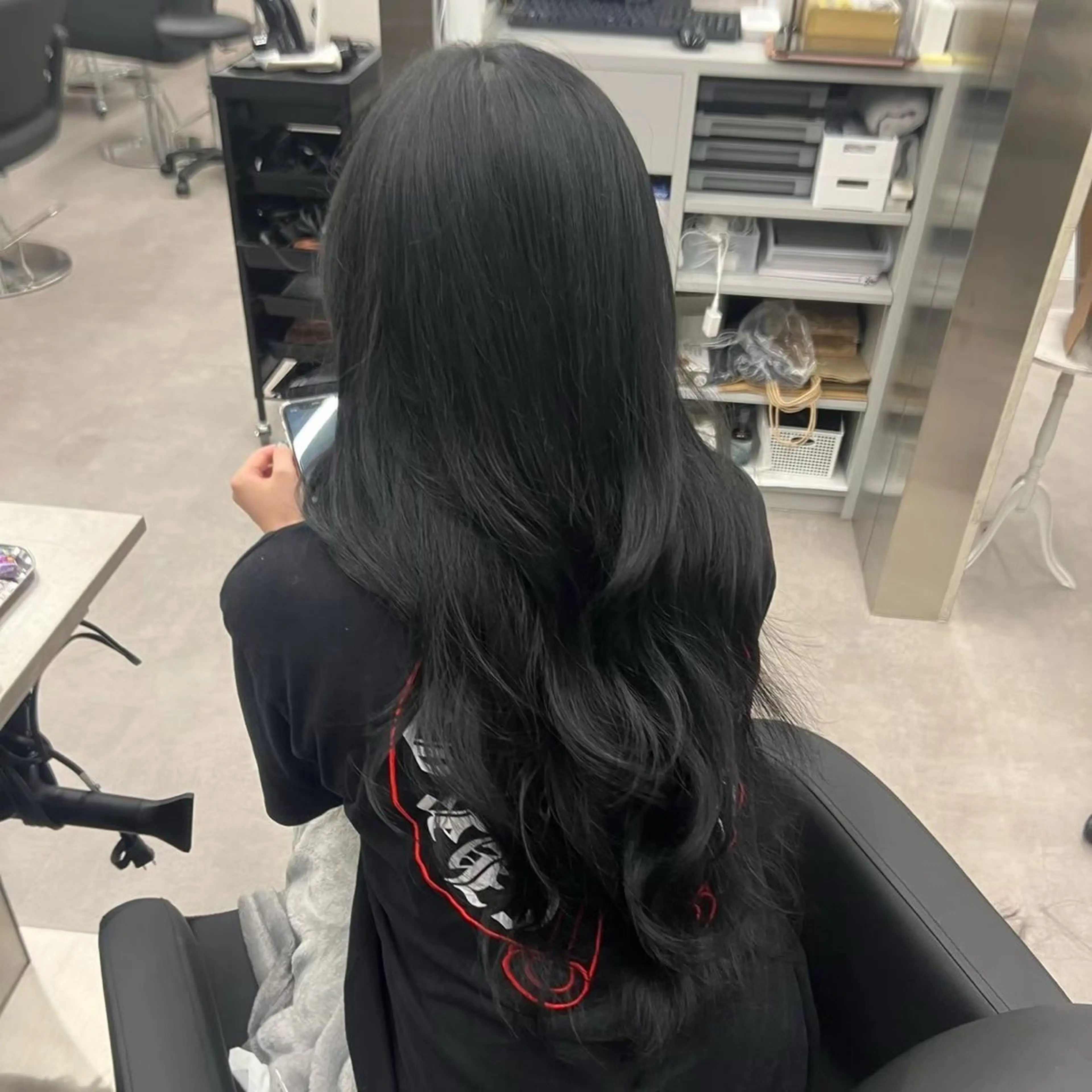 セミロング カット エクステ 似合わせカラー/ ブリーチ🤩店長レンのヘアスタイル