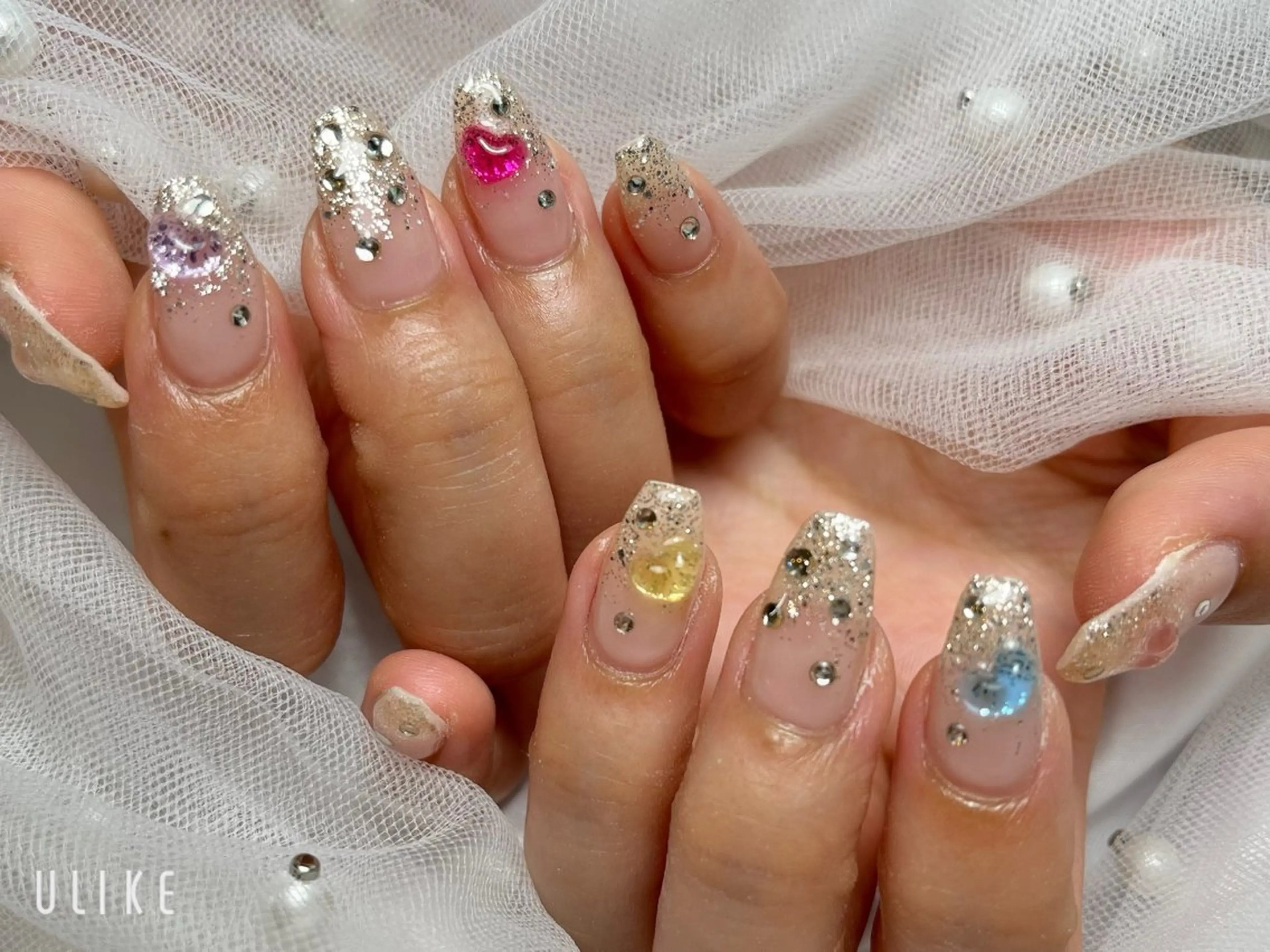 ネイル アートネイル 持ち込み ハンドネイル peTiT sayakaのネイルデザイン