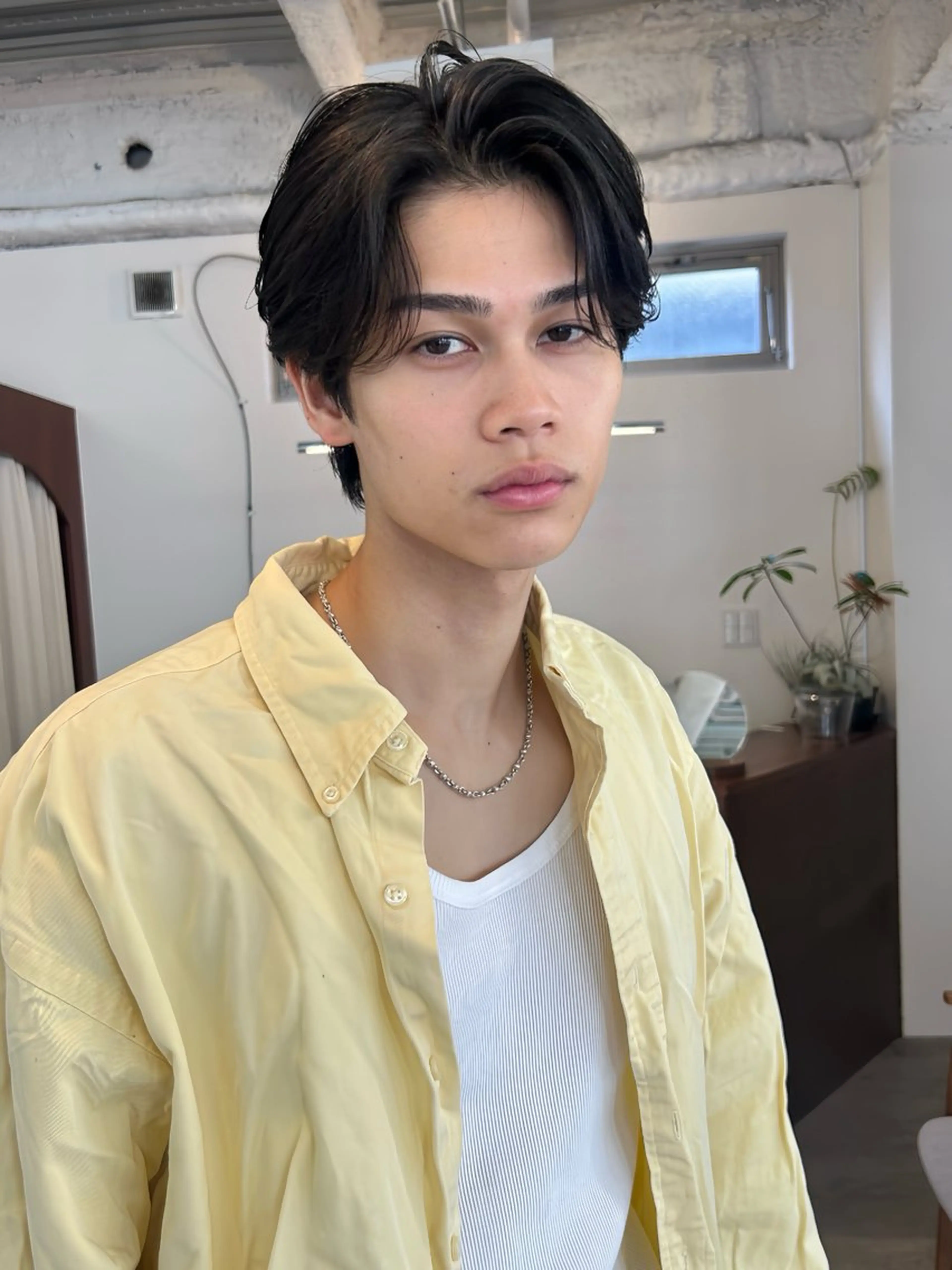 メンズ カット パーマ 横浜メンズ特化 田中リョウのヘアスタイル