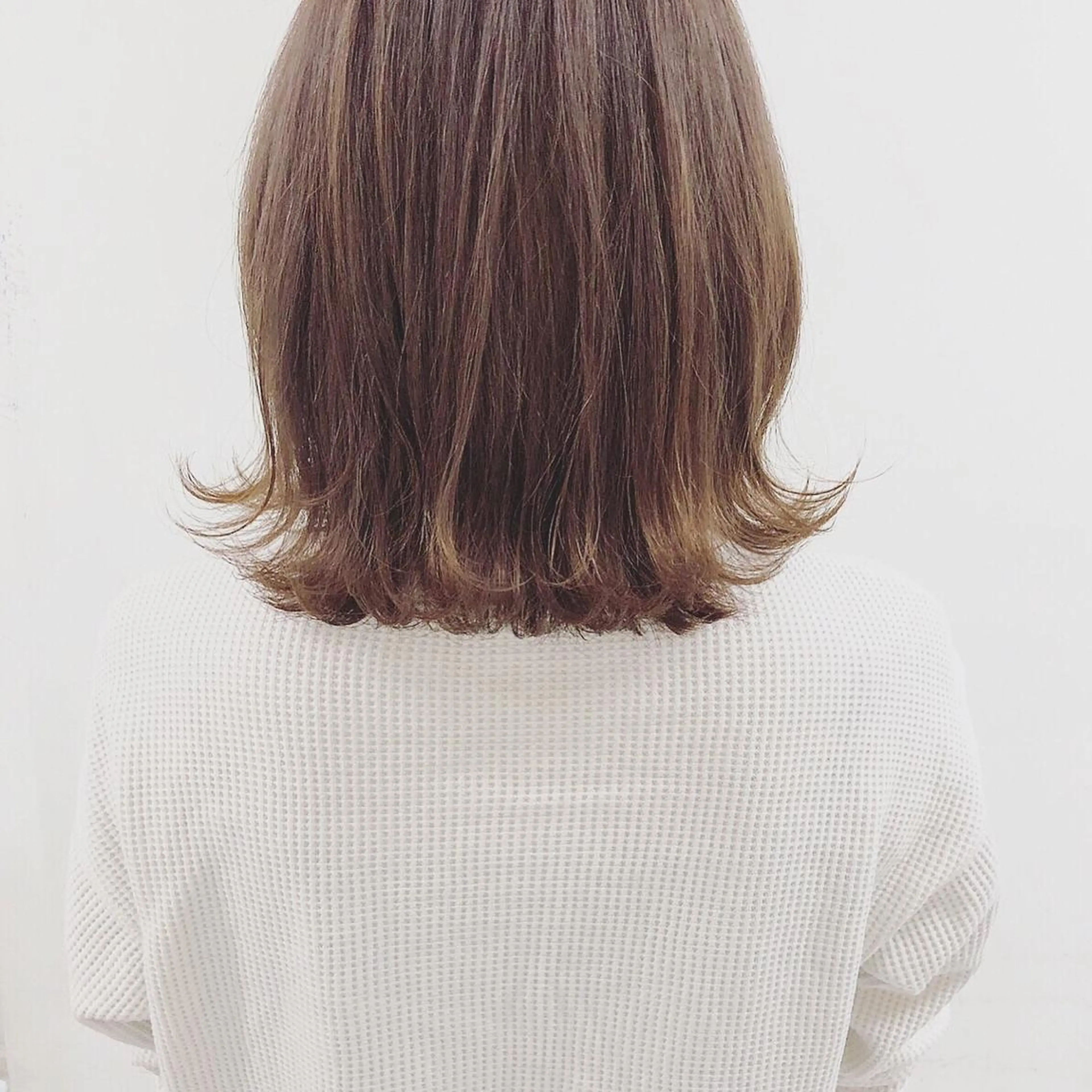 ミディアム カラー ボブ/パーマ 古家 佑真のヘアスタイル