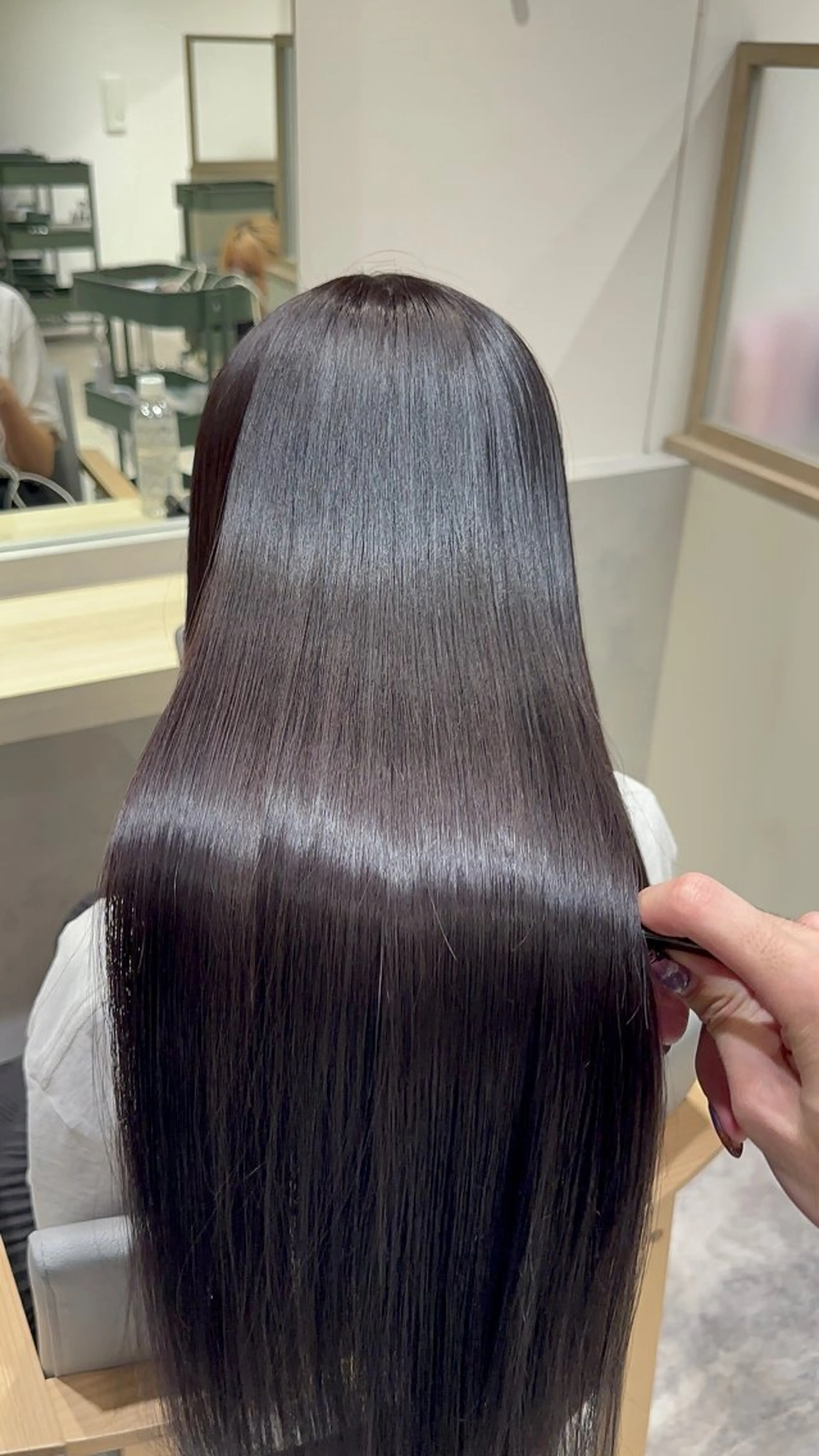 45%OFF!!ちょーお得🉐ミニモ3名様限定！！最高級髪質改善カラー＋カットトリートメント✂️の写真