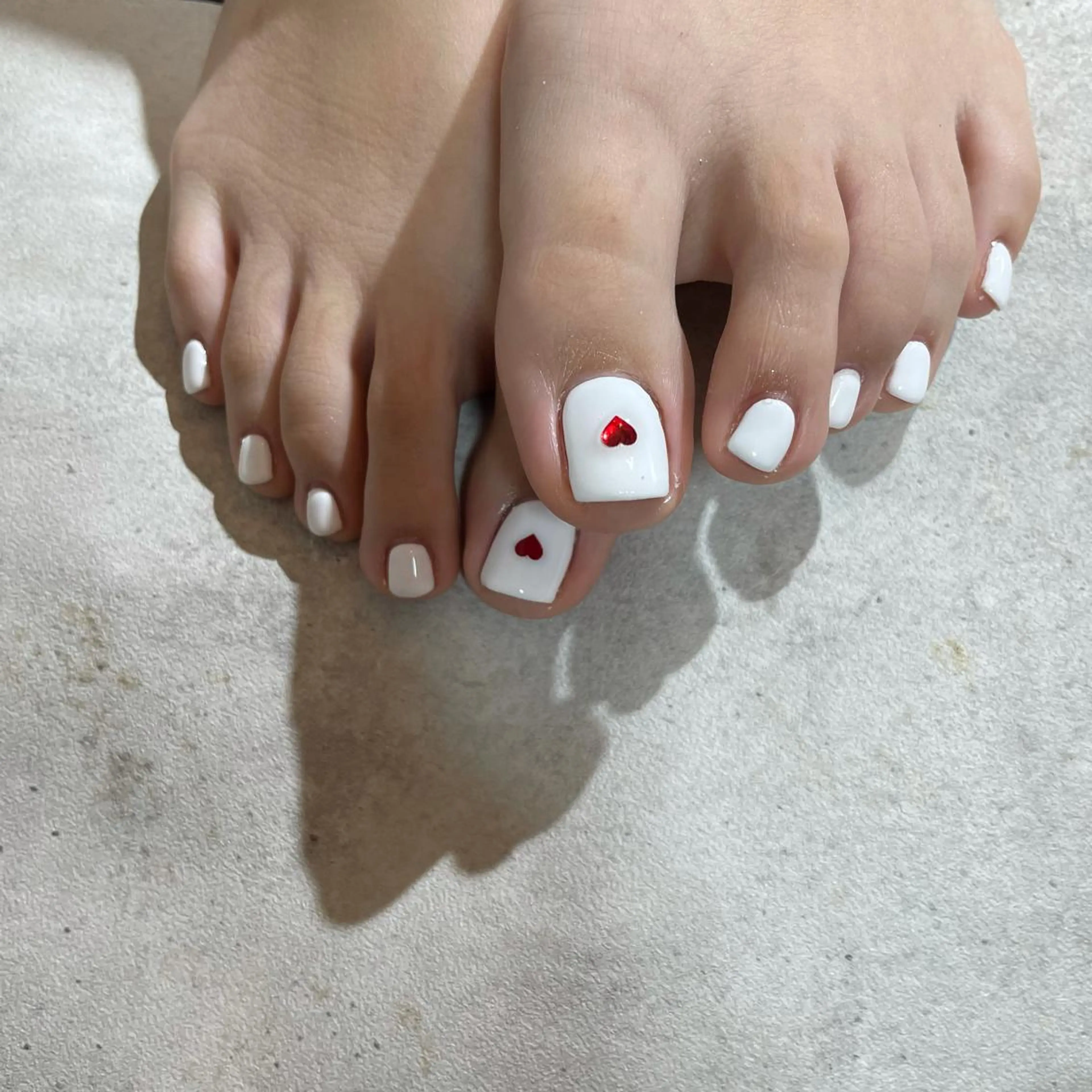 ネイル ハート ハンドネイル Aleum所属・Nail Salon Aleumのネイルデザイン