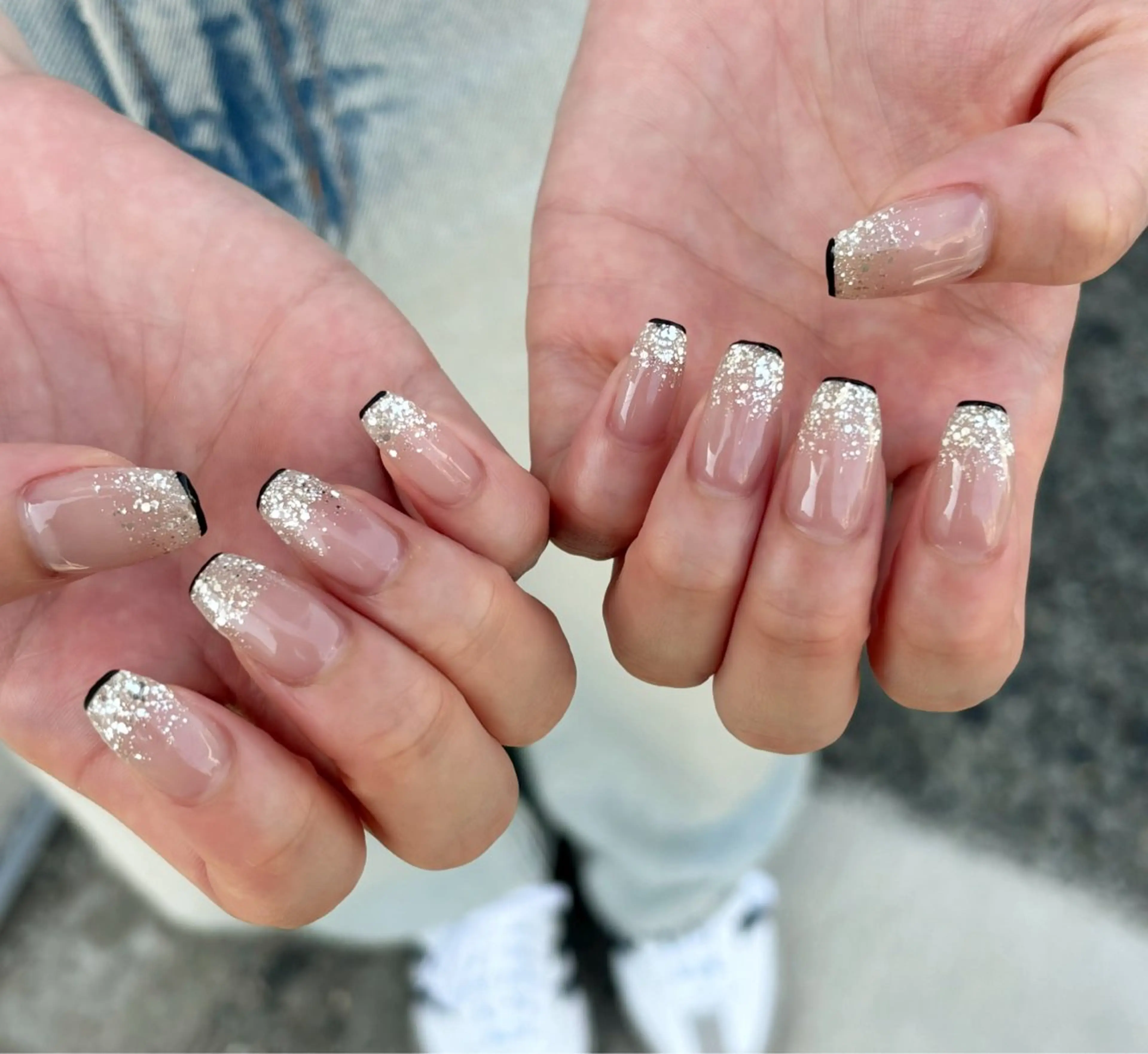 ネイル ラメ(グリッター) Glück ...所属・Glück... chikakoのネイルデザイン