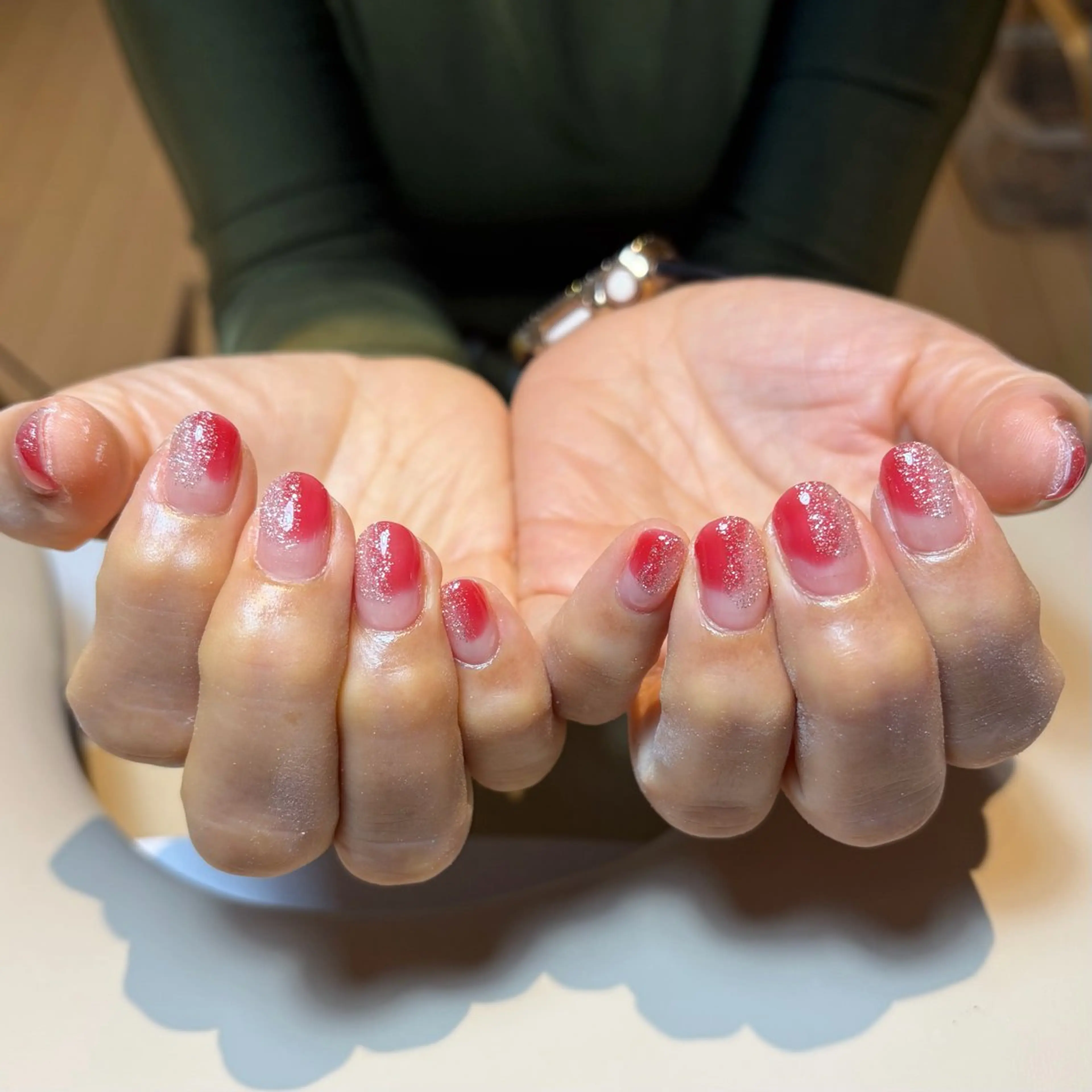 塗りかけネイル【オフ無】の写真