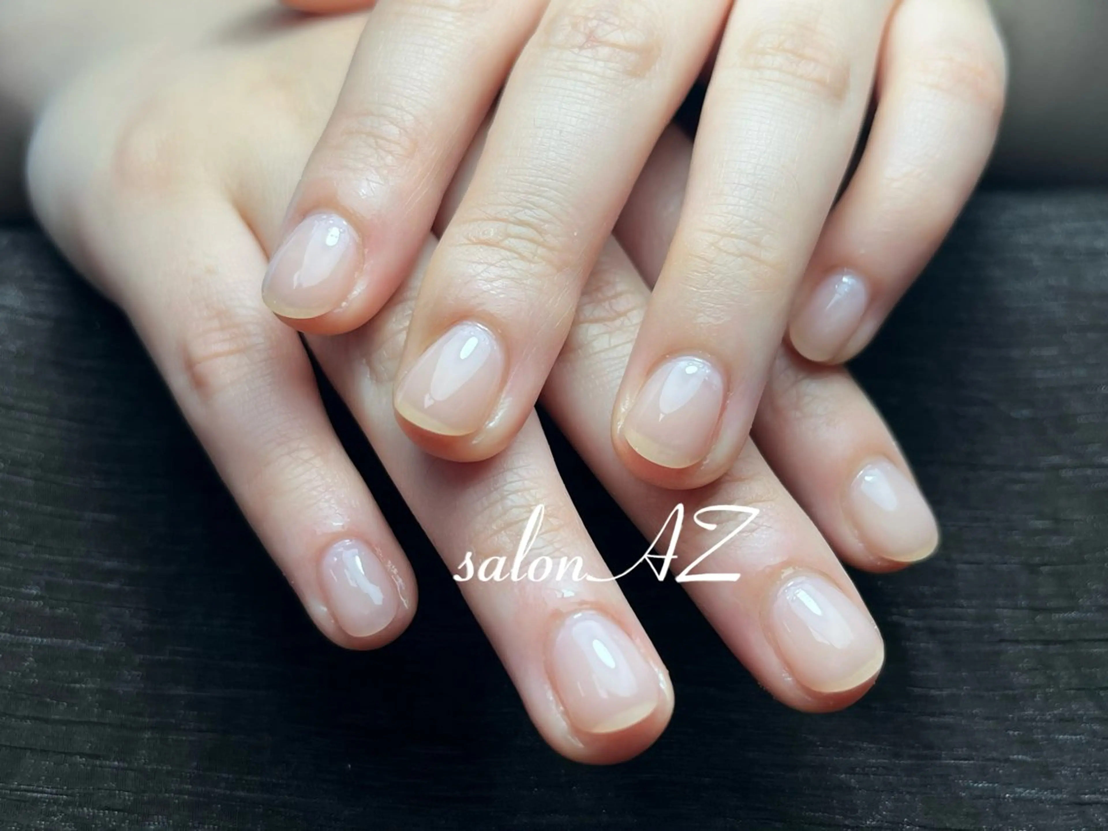 ネイル アートネイル 長さ出し フットネイル フレンチネイル ジェルネイル ハンドネイル salon AZのネイルデザイン