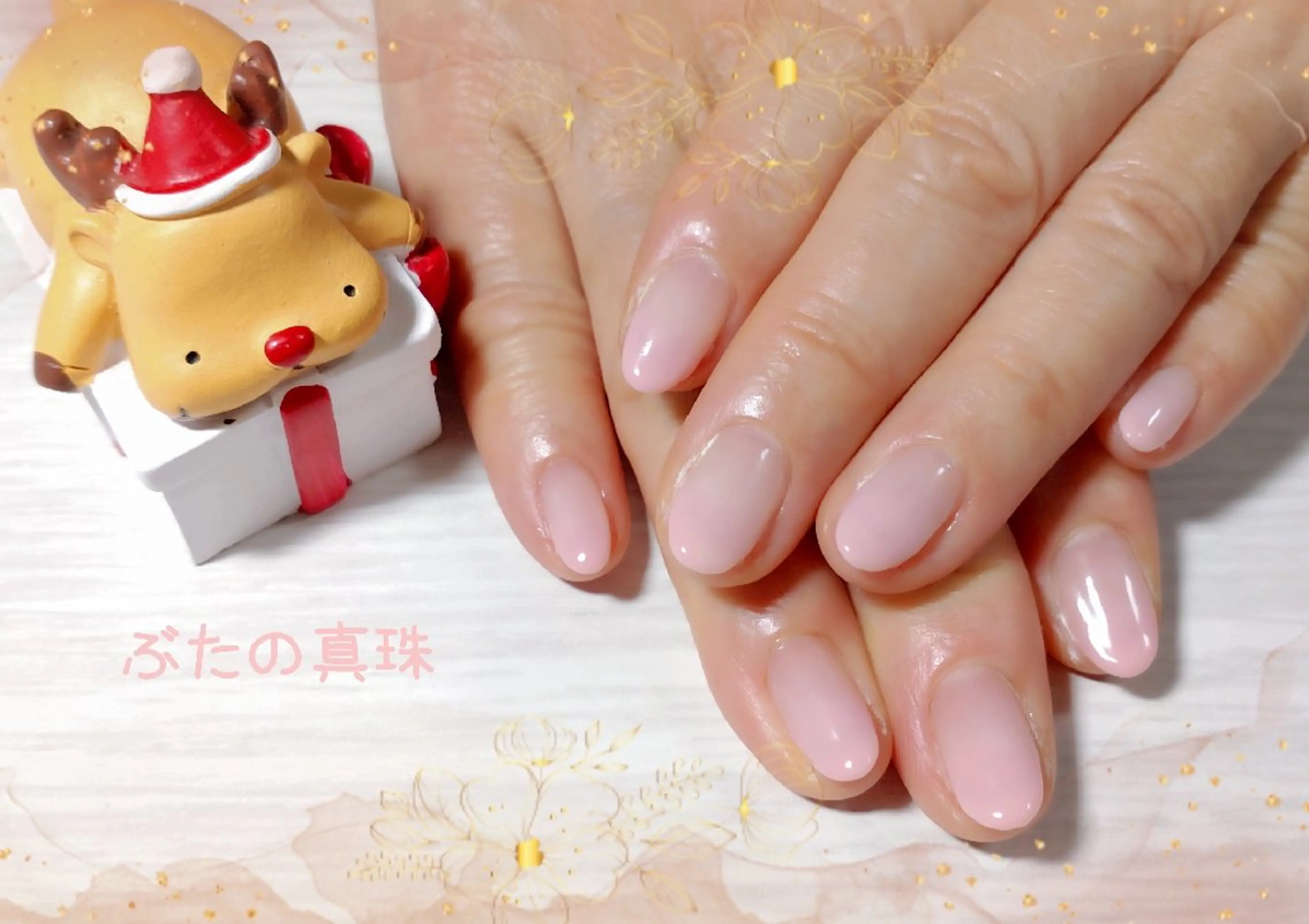 ネイル グラデーション ピンク ハンドネイル 林 珠里のネイルデザイン