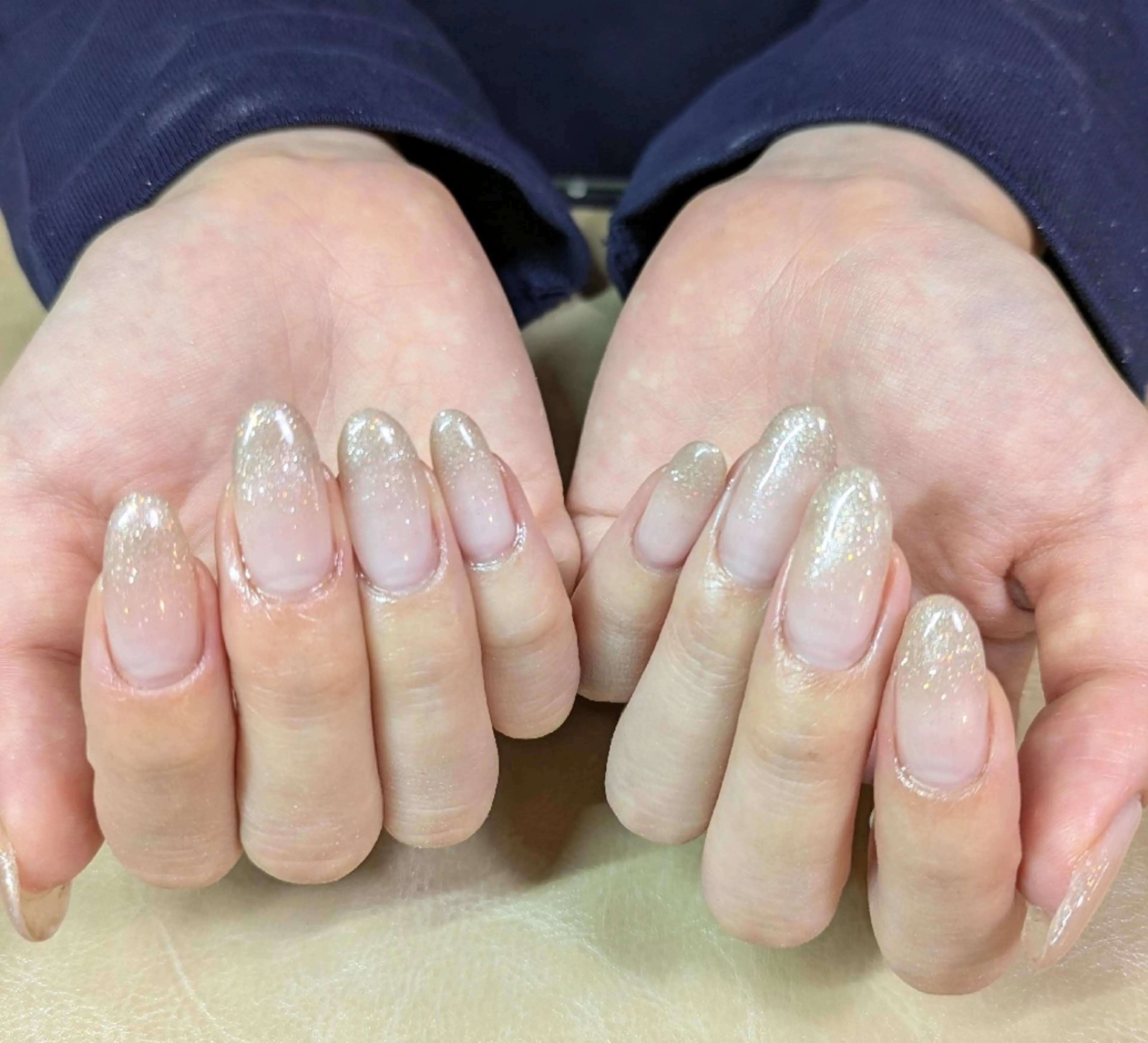 ネイル グラデーション キラキラネイル ラメ(グリッター) ラメグラデーション LYLY ✾ai✾のネイルデザイン
