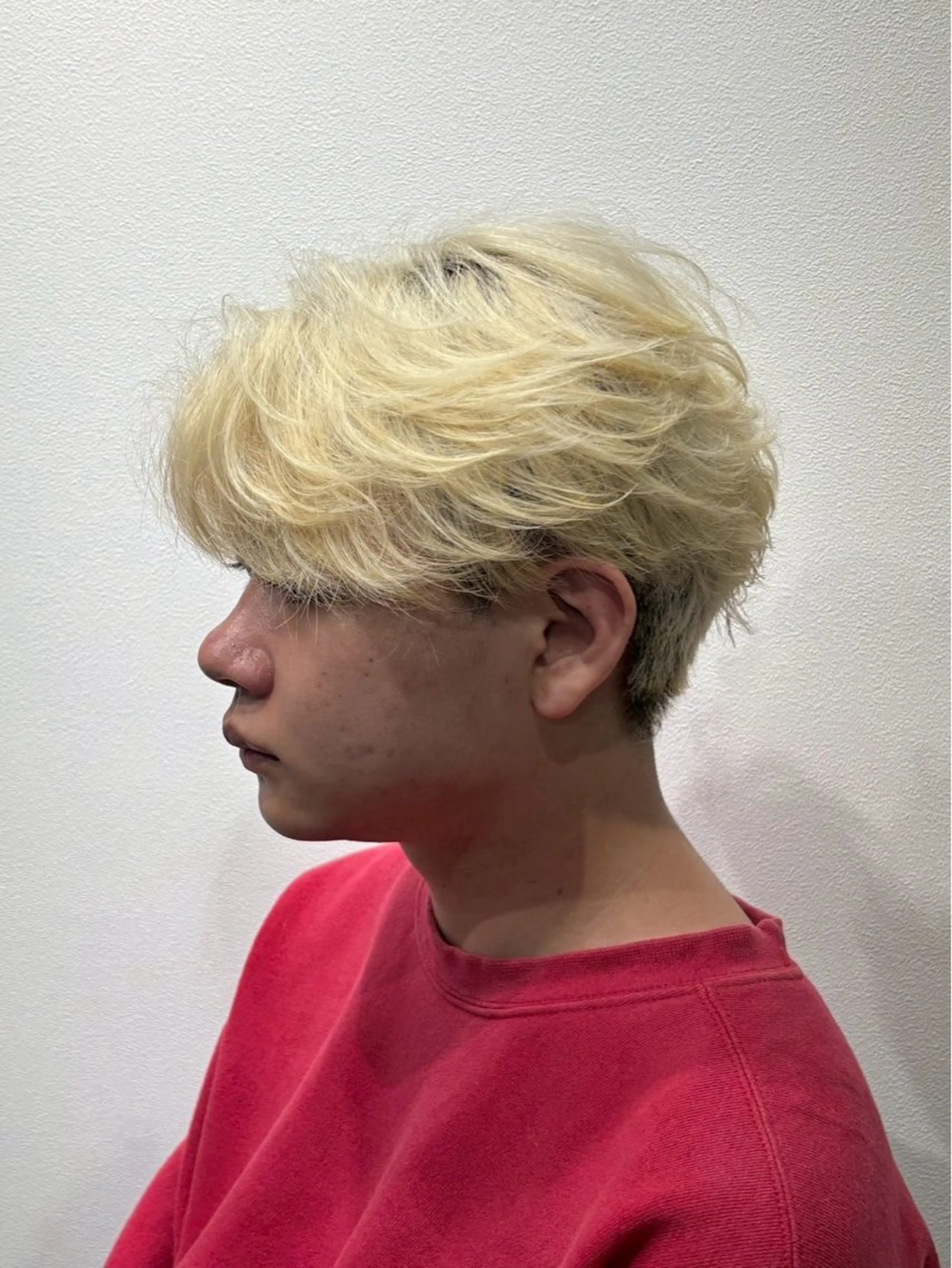 メンズ メンズブリーチ カット ヘアカラー MEN’SsalonHYPE所属・メンズカット/布施/ 秋山　涼のヘアスタイル