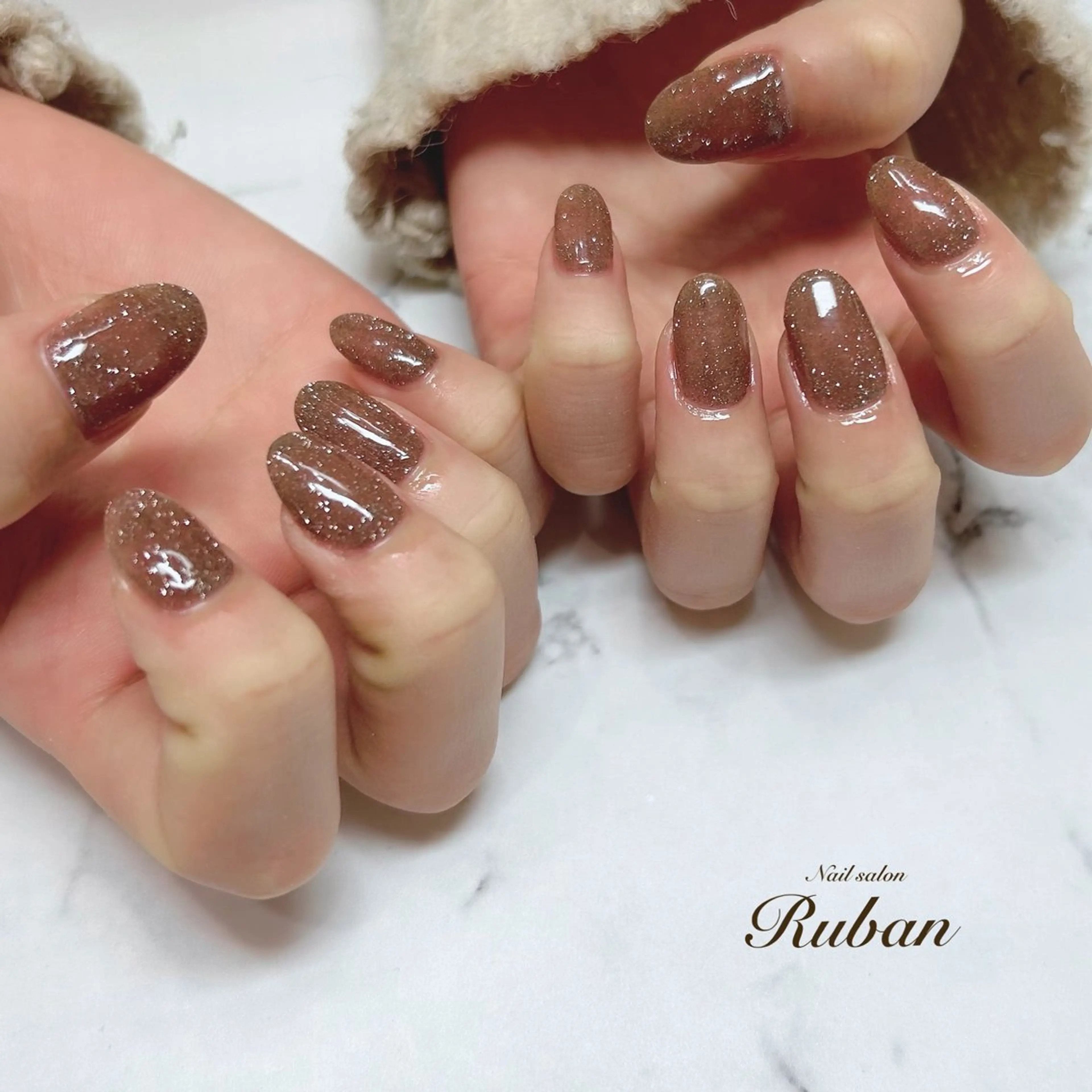 ネイル フラッシュネイル ワンカラーネイル Nail salon Ruban所属・Nail salon Rubanのネイルデザイン