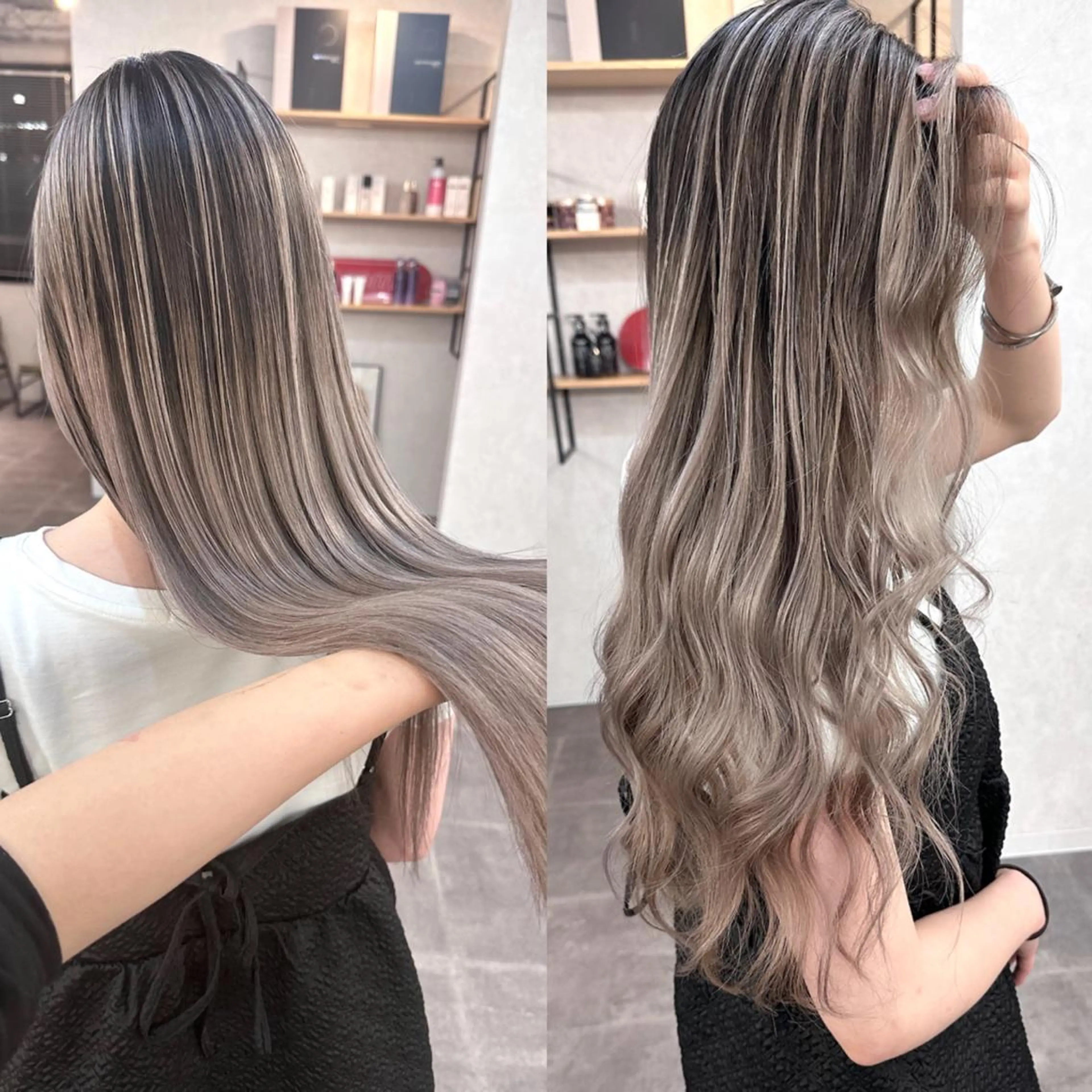 ロング ヘアカラー Aika 🖤のヘアスタイル