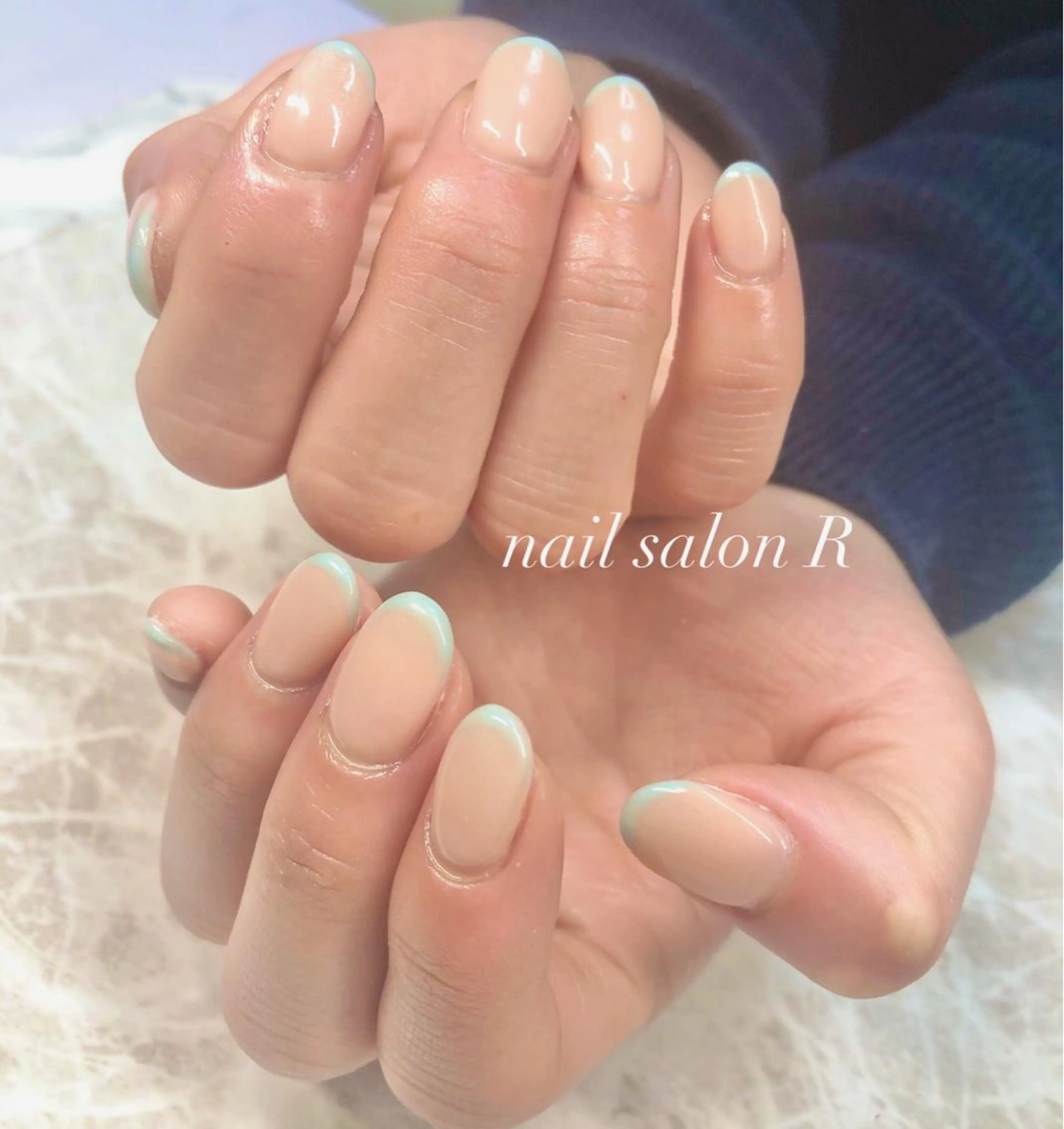 ネイル フレンチネイル nail salon Rのネイルデザイン