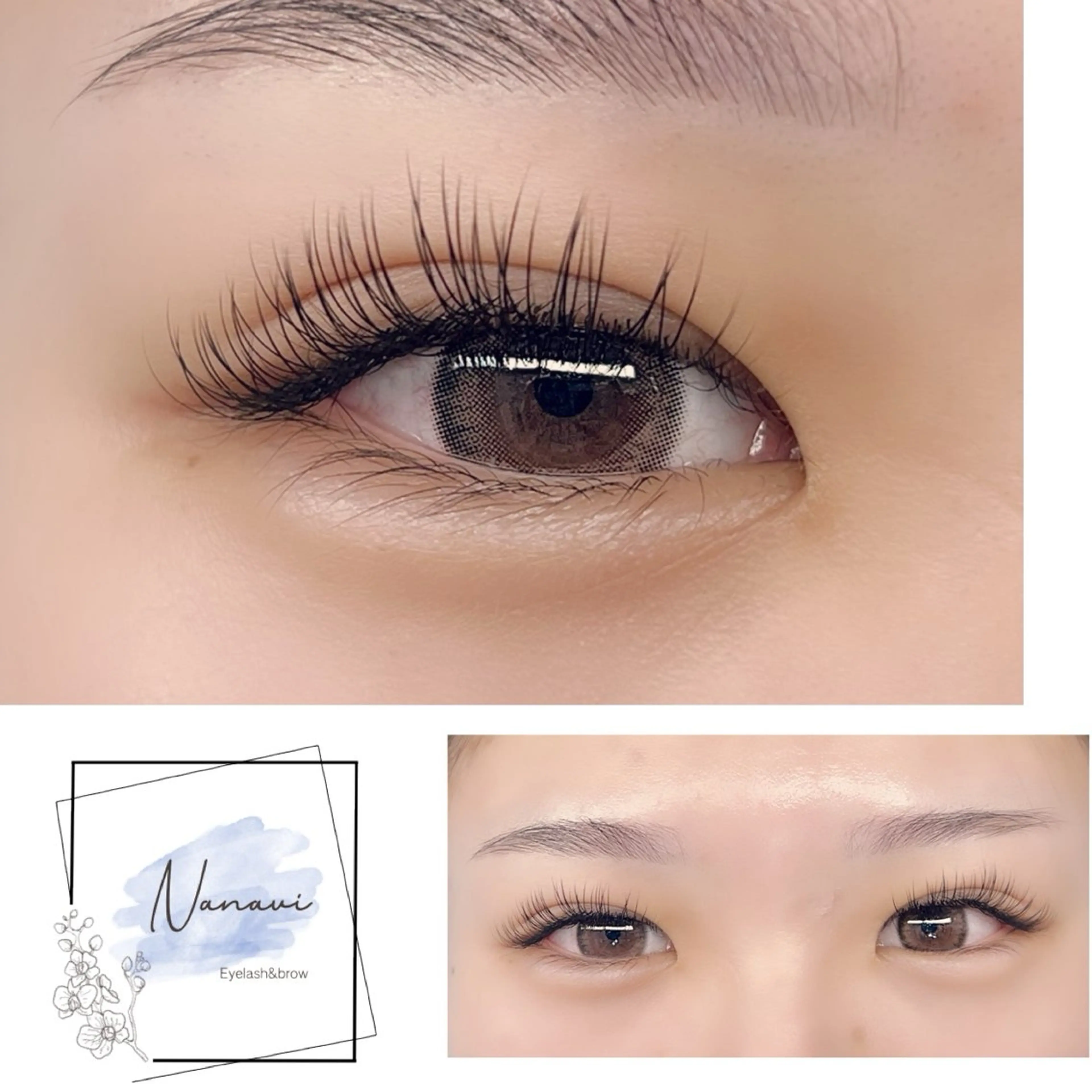 マツエク・マツパ マツエク Nanavi 鮎川のマツエク・マツパデザイン