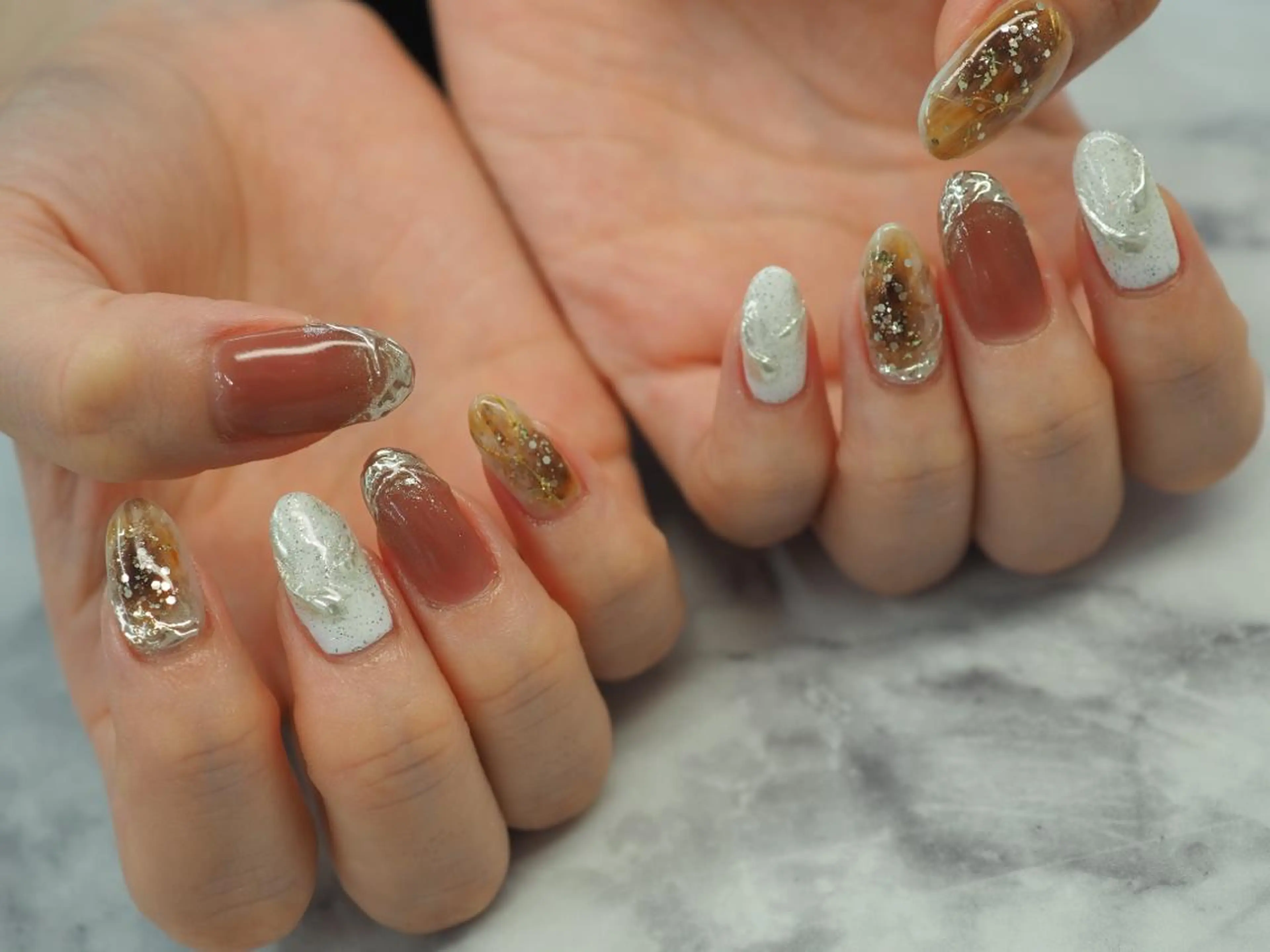 ネイル ニュアンスネイル Glück ...所属・Glück... chikakoのネイルデザイン