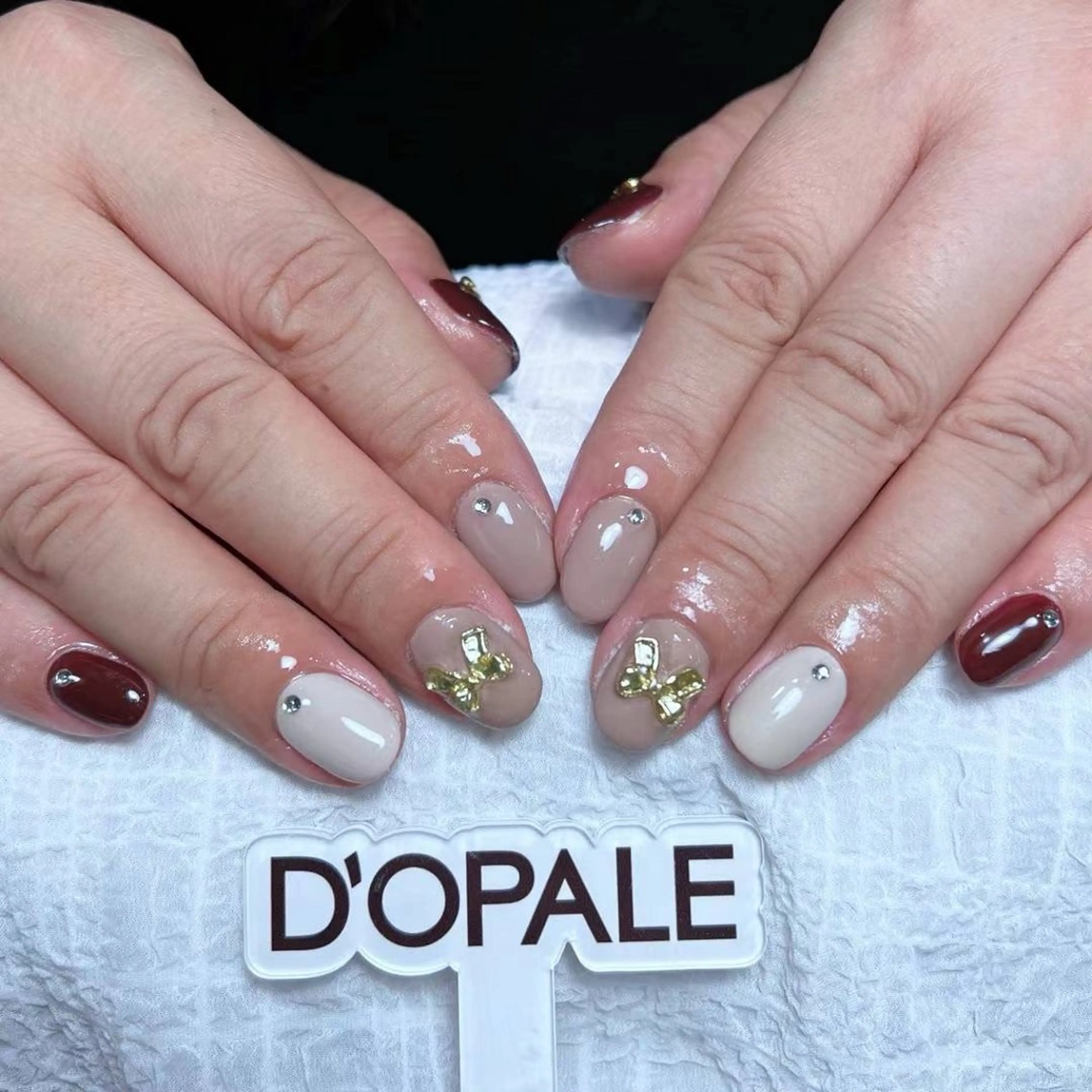 ネイル シンプルネイル D‘OPALE所属・DOPALE、もも 彦奇のネイルデザイン