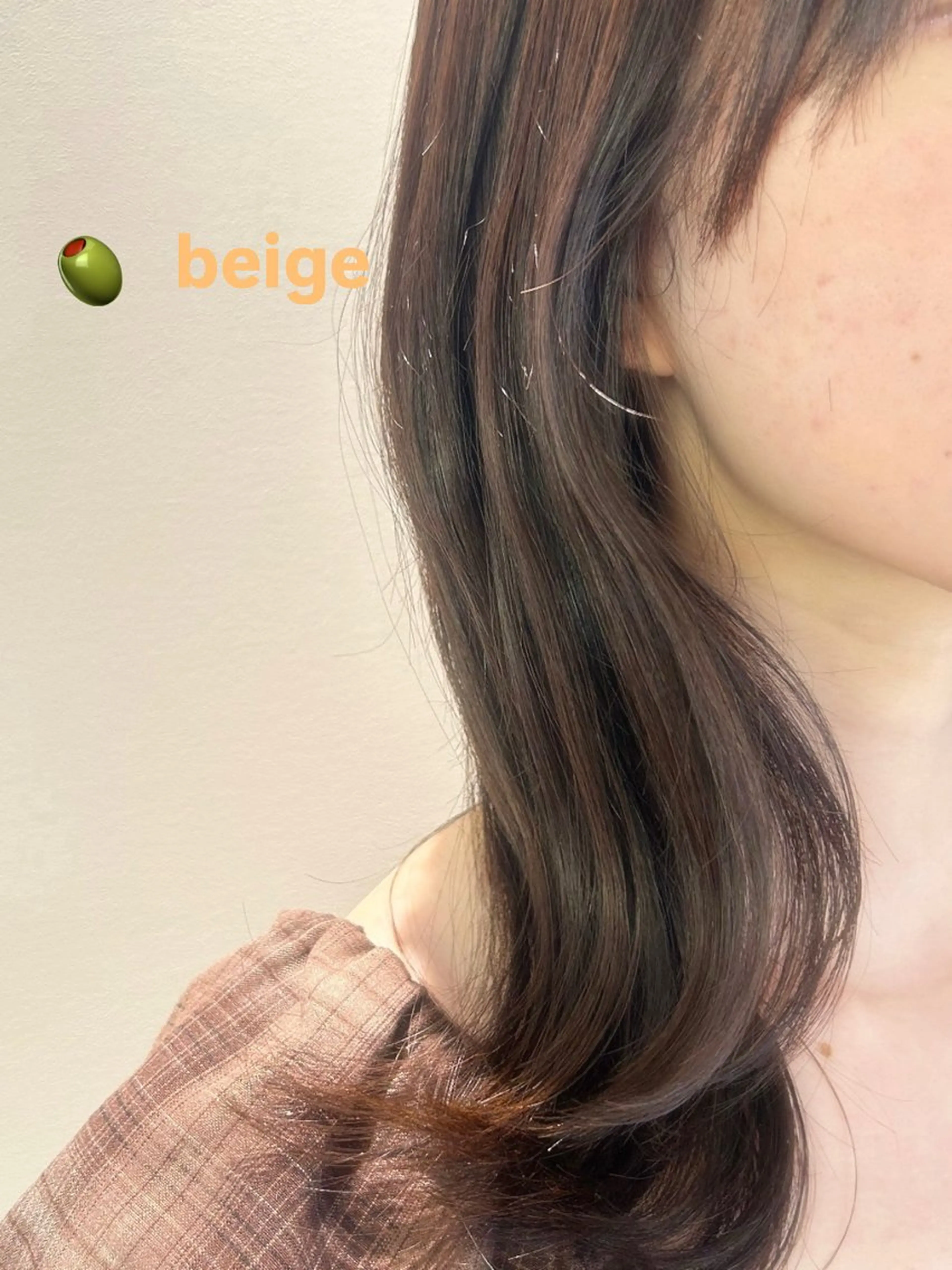 ミディアム カラー 🧸顔まわりカット 🧸山形紗奈のヘアスタイル