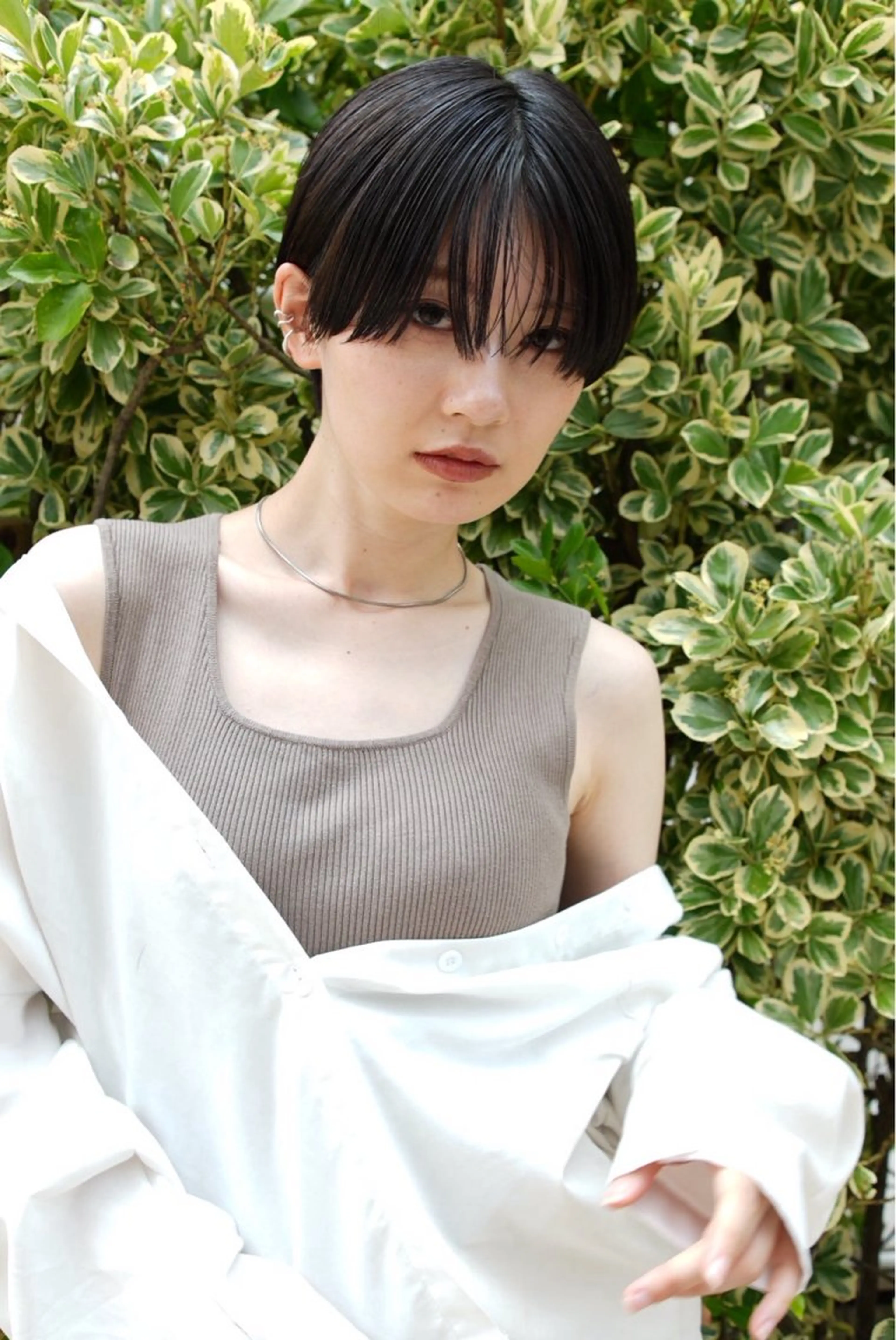 ショート THE ESCALA 町田店所属・町田/メンズカット/ センターパート/細木のヘアスタイル