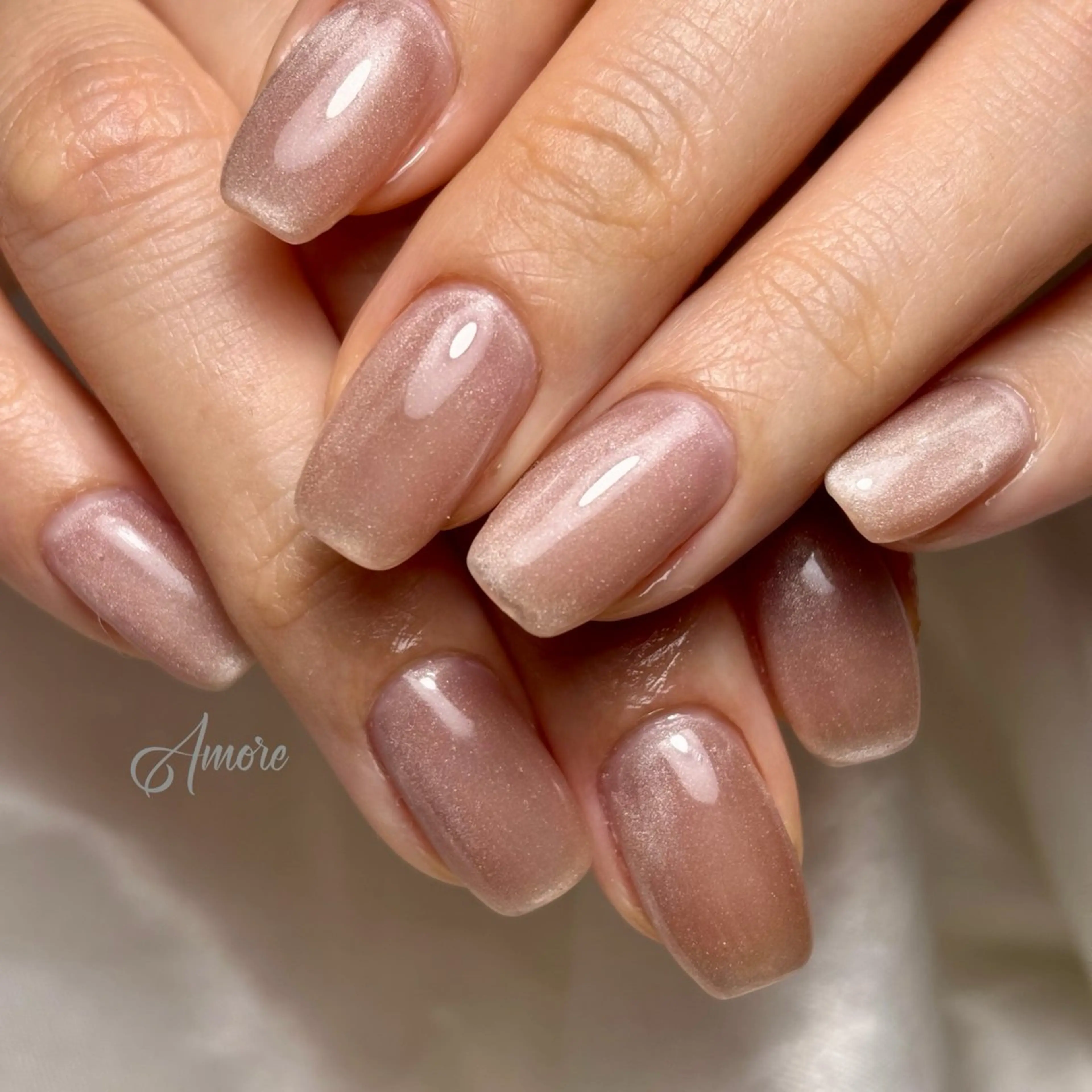 ネイル ジェルネイル キラキラネイル 韓国ネイル マグネットネイル パラジェル You kyehwaのネイルデザイン