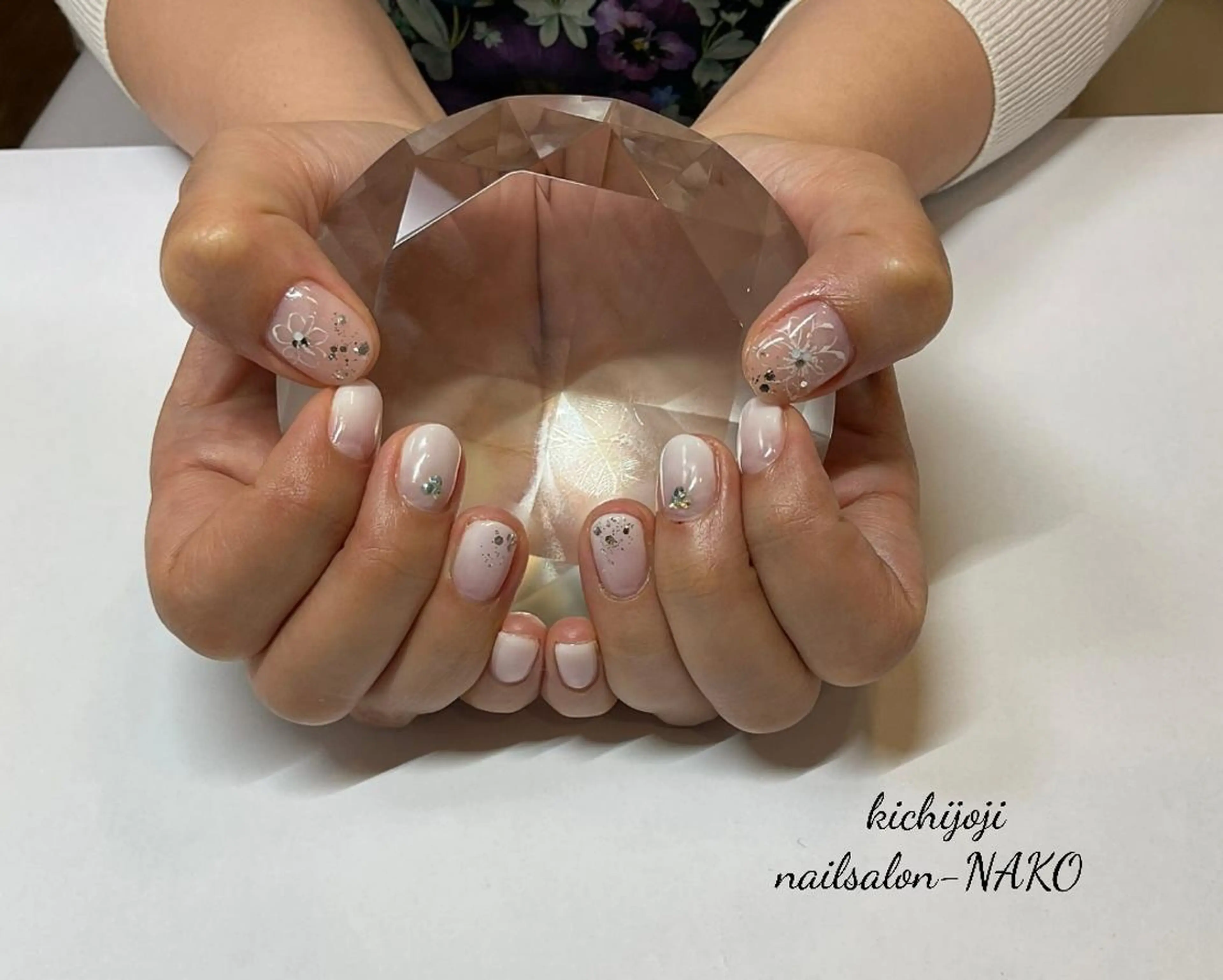 ネイル ラメ(グリッター) Salon-NAKO 🐷shirai🐷のネイルデザイン