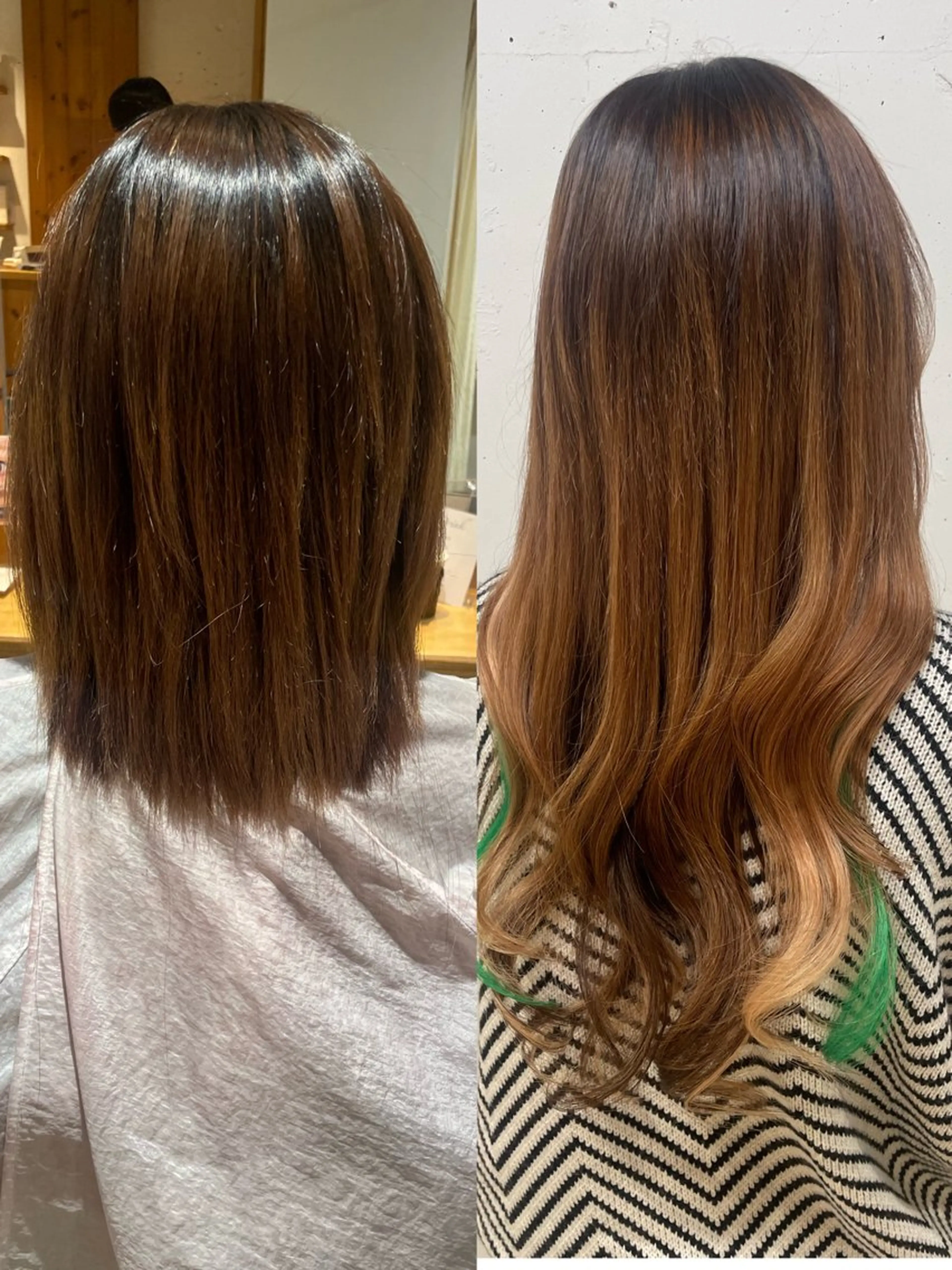 ミディアム カラー ヘアアレンジ カット エクステ ヘアセット 髪質改善/縮毛/新宿 🫧SUZUKA🫧のヘアスタイル