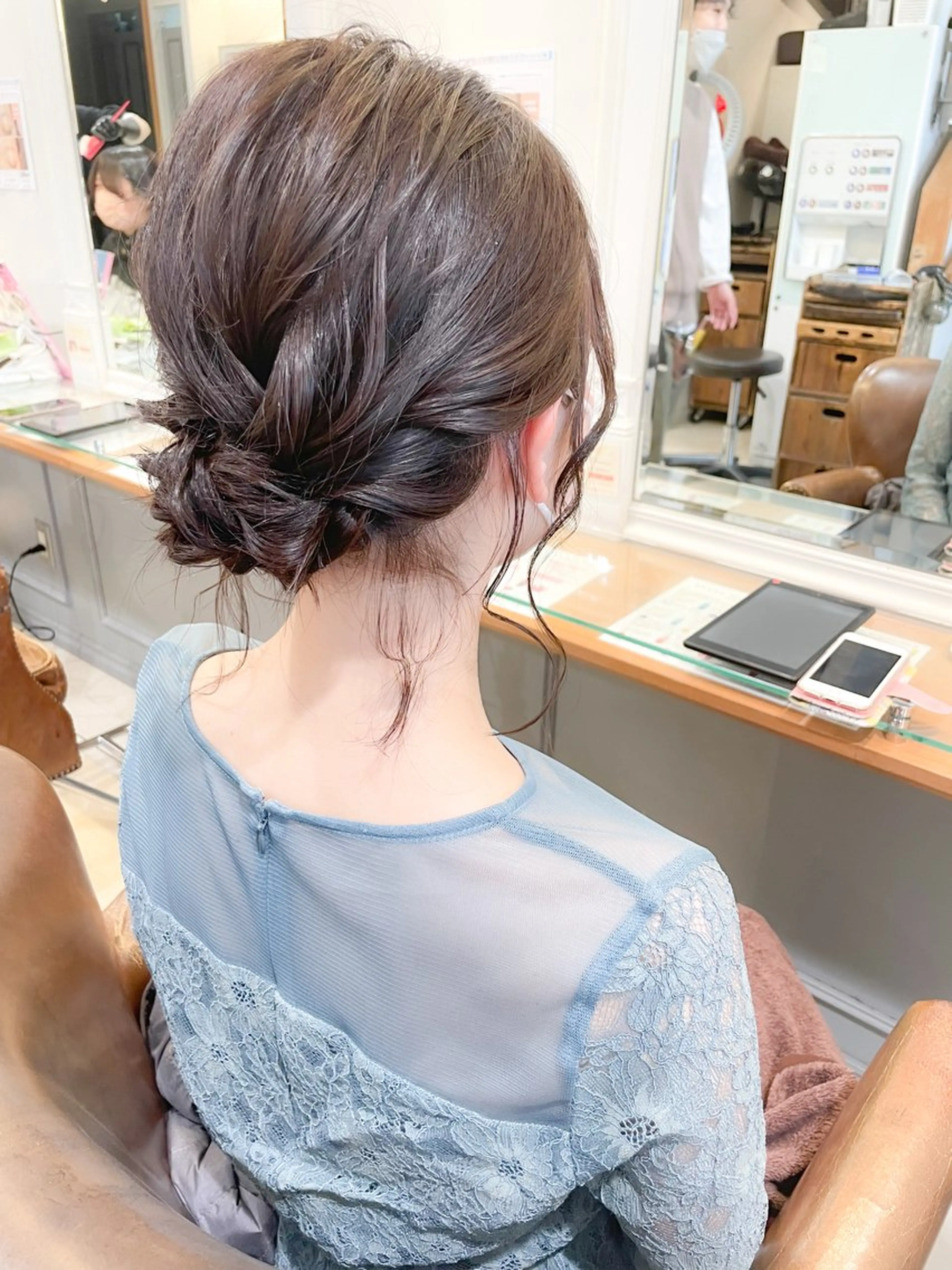 セミロング ヘアアレンジ 金谷 美幸のヘアスタイル