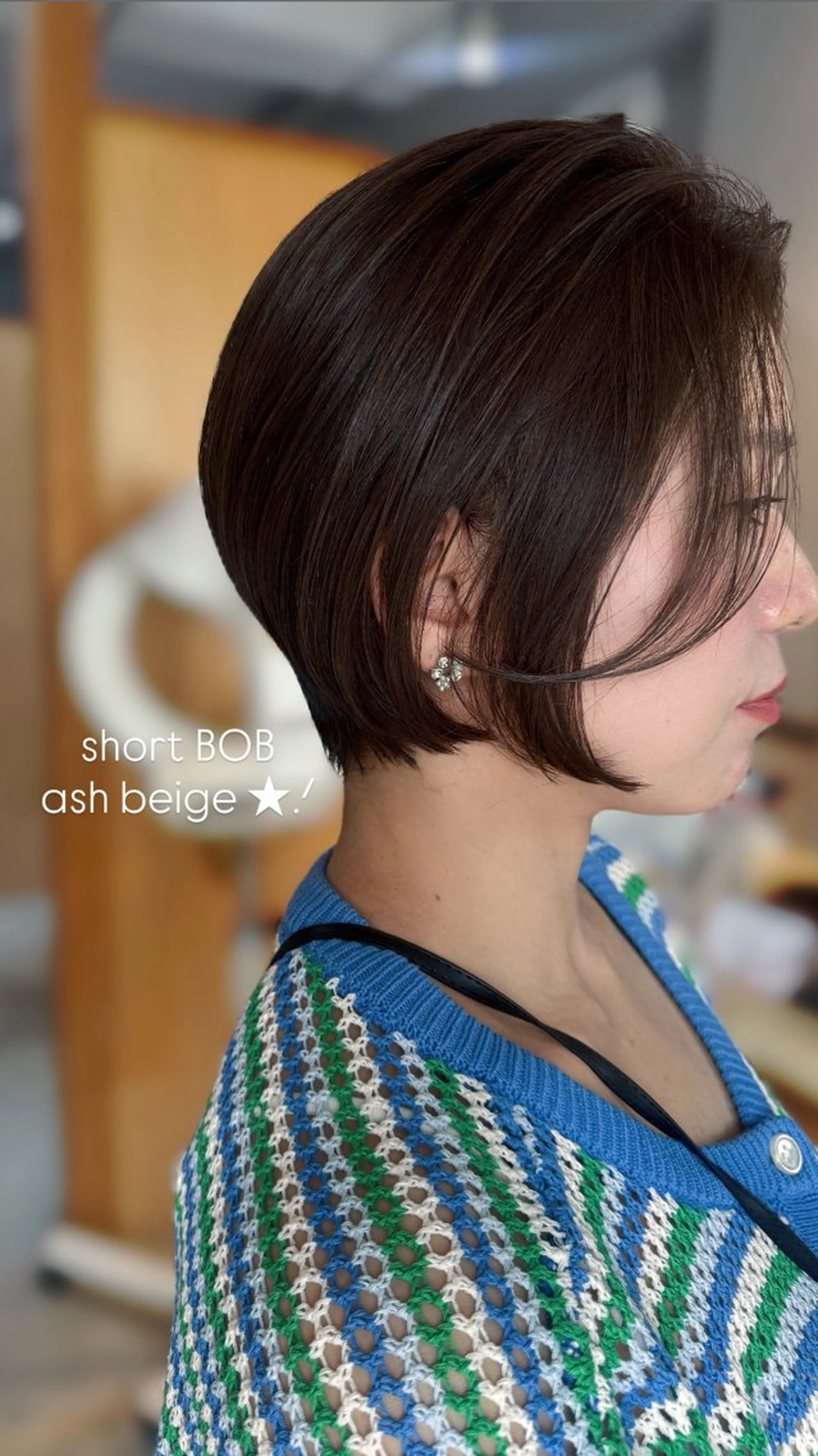 ショート カット ヘアカラー トリートメント miloc🫧 MOMOYOのヘアスタイル