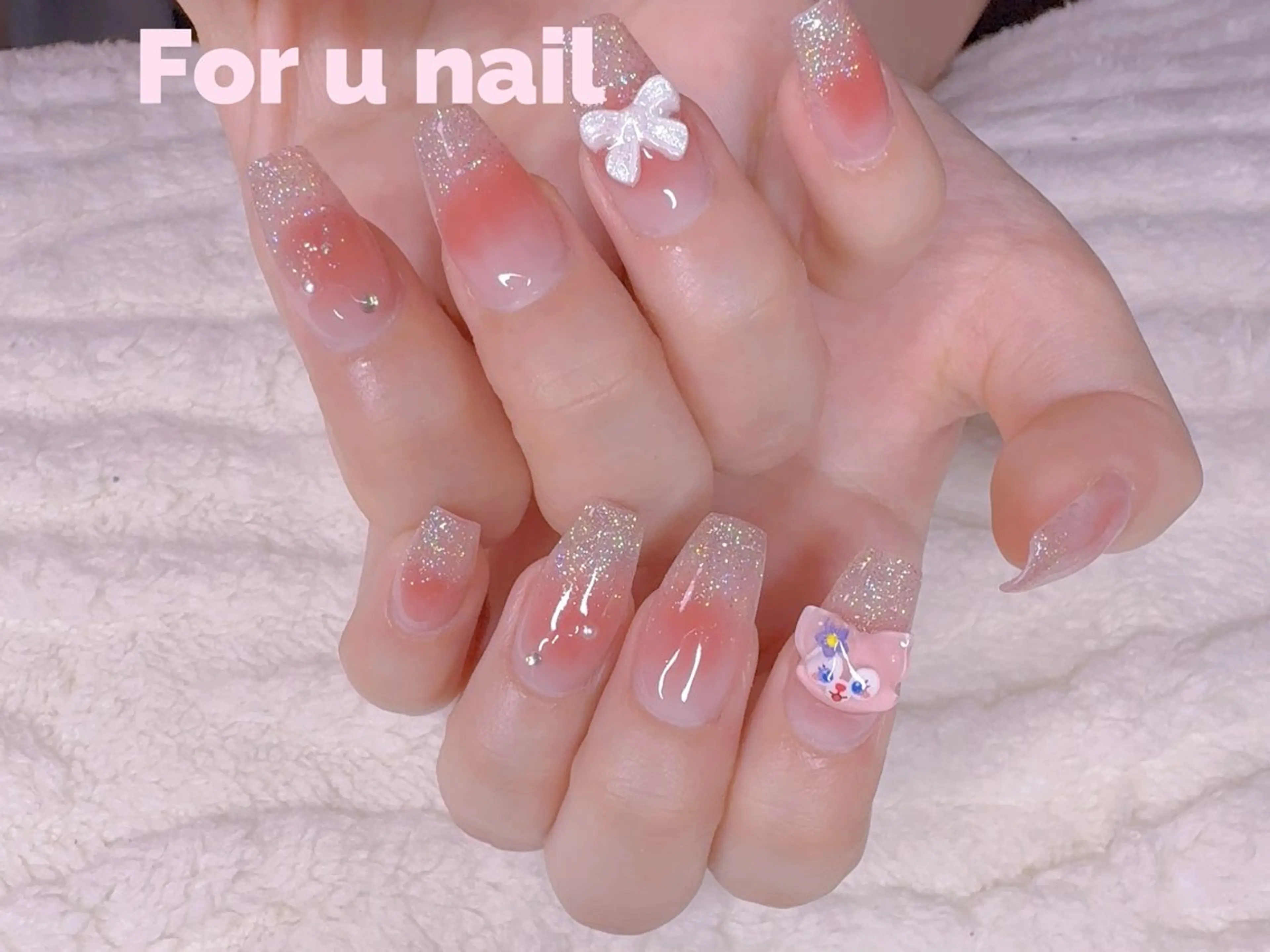 ネイル 成人式 韓国ネイル オフィスネイル ハンドネイル ハンドケア cat‘s nail🐈‍⬛のネイルデザイン