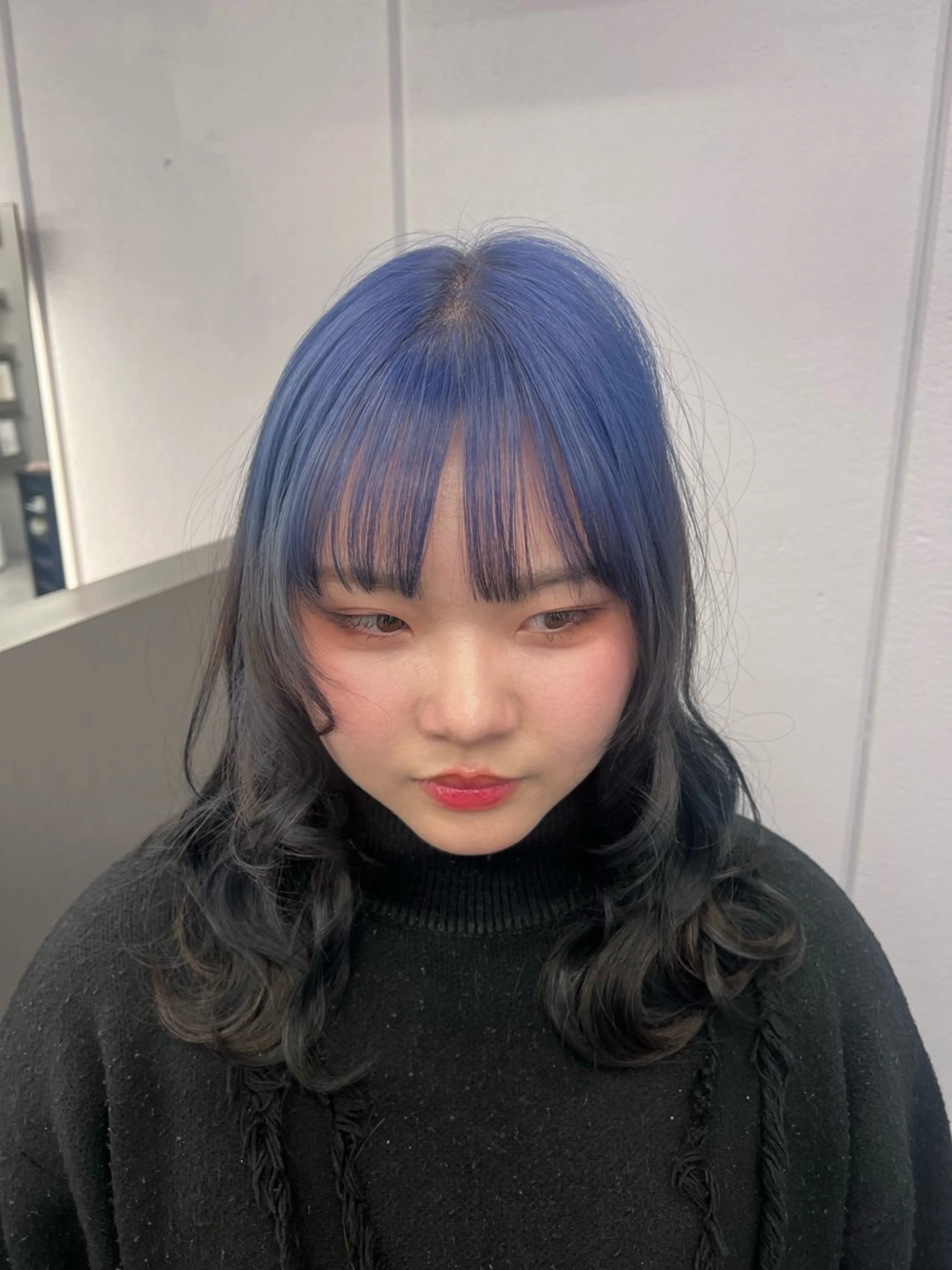 セミロング ケアカラー 髪質改善 akari/髪質改善 /ブリーチ/名古屋のヘアスタイル