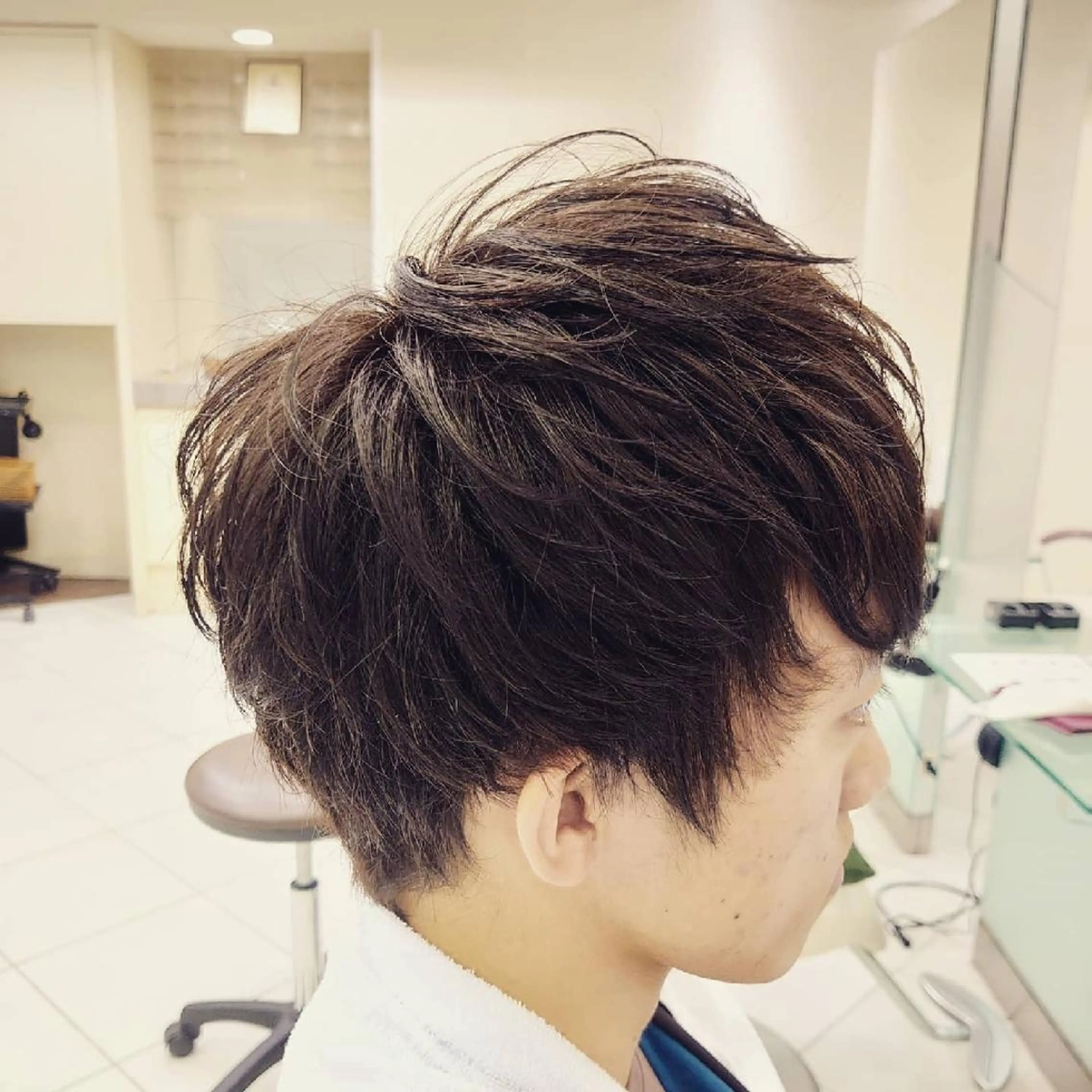 ショート カラー メンズ ショートヘア カット ヘアカラー トリートメント ヘッドスパ 🐺デザインウルフ / 一ノ瀬 凌🐺のヘアスタイル