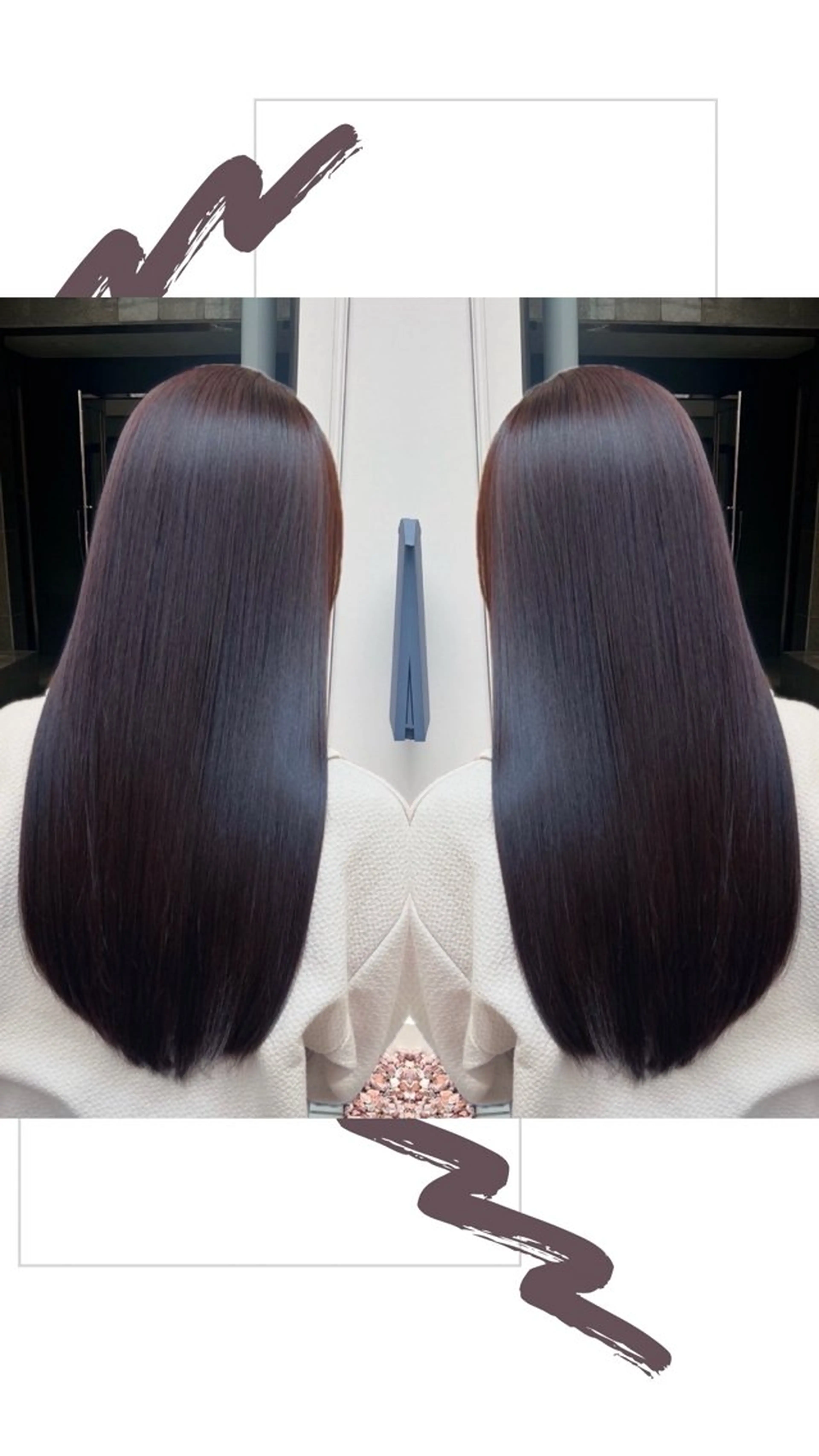 透明感カラー×顔周りカット×髪質改善の写真