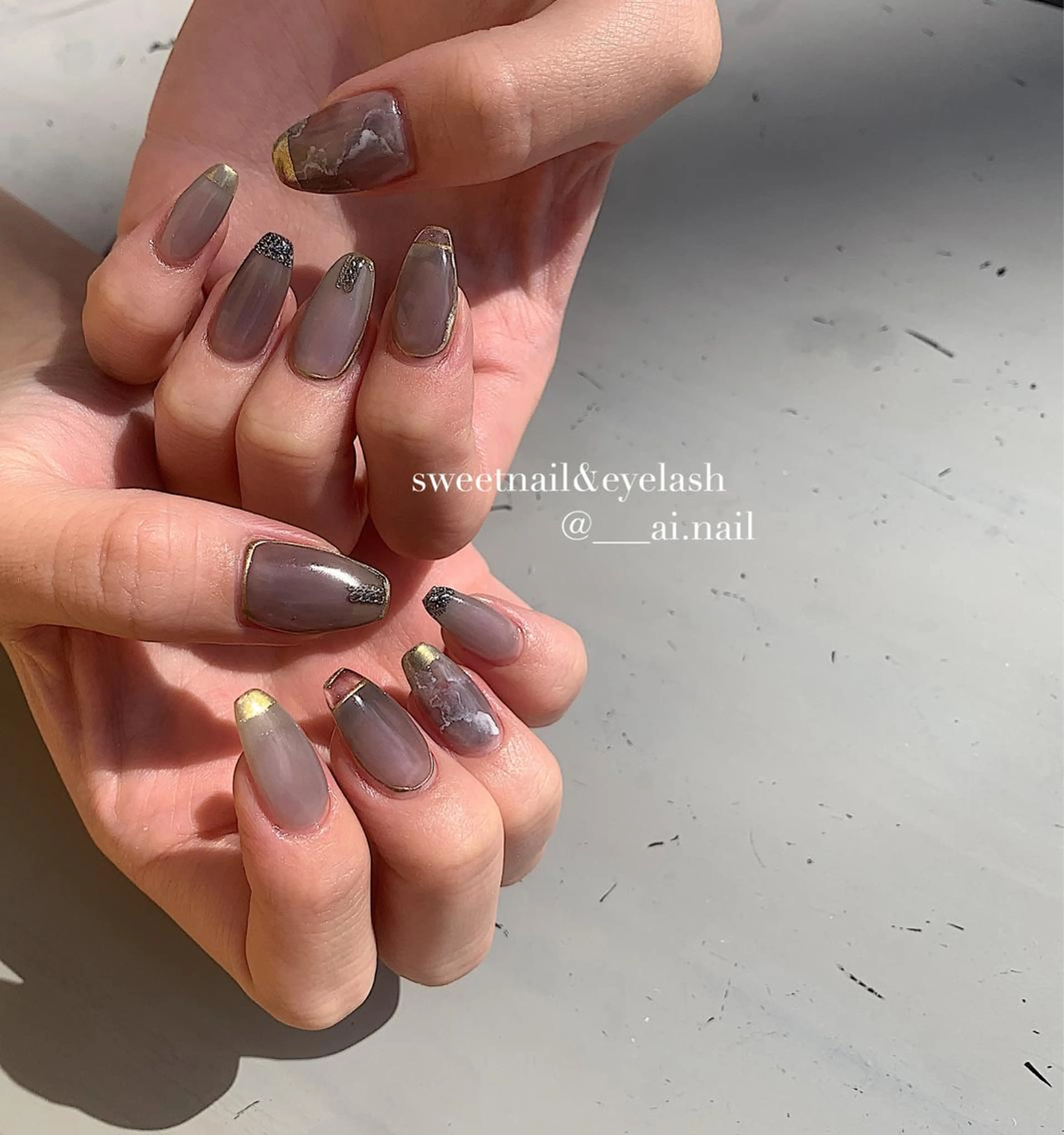 ネイル ハンドネイル 🍃伏見 / soL nail / aiのネイルデザイン